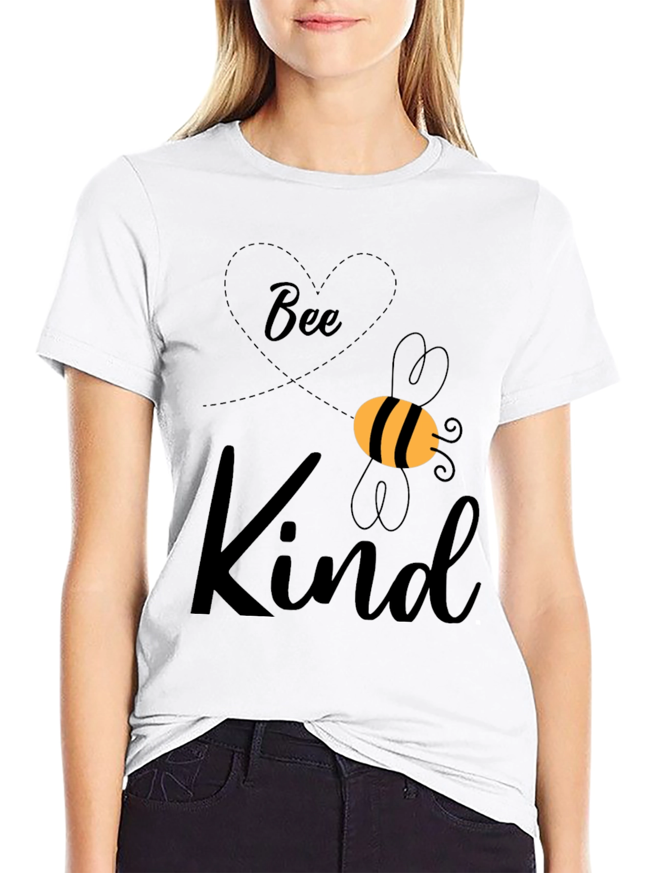 Bee Kind Graphic Tee - Unisex Black T-Shirt