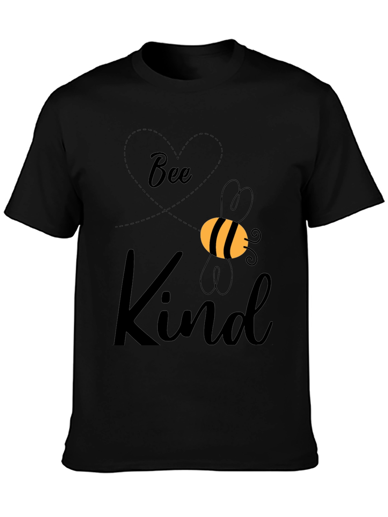 Bee Kind Graphic Tee - Unisex Black T-Shirt