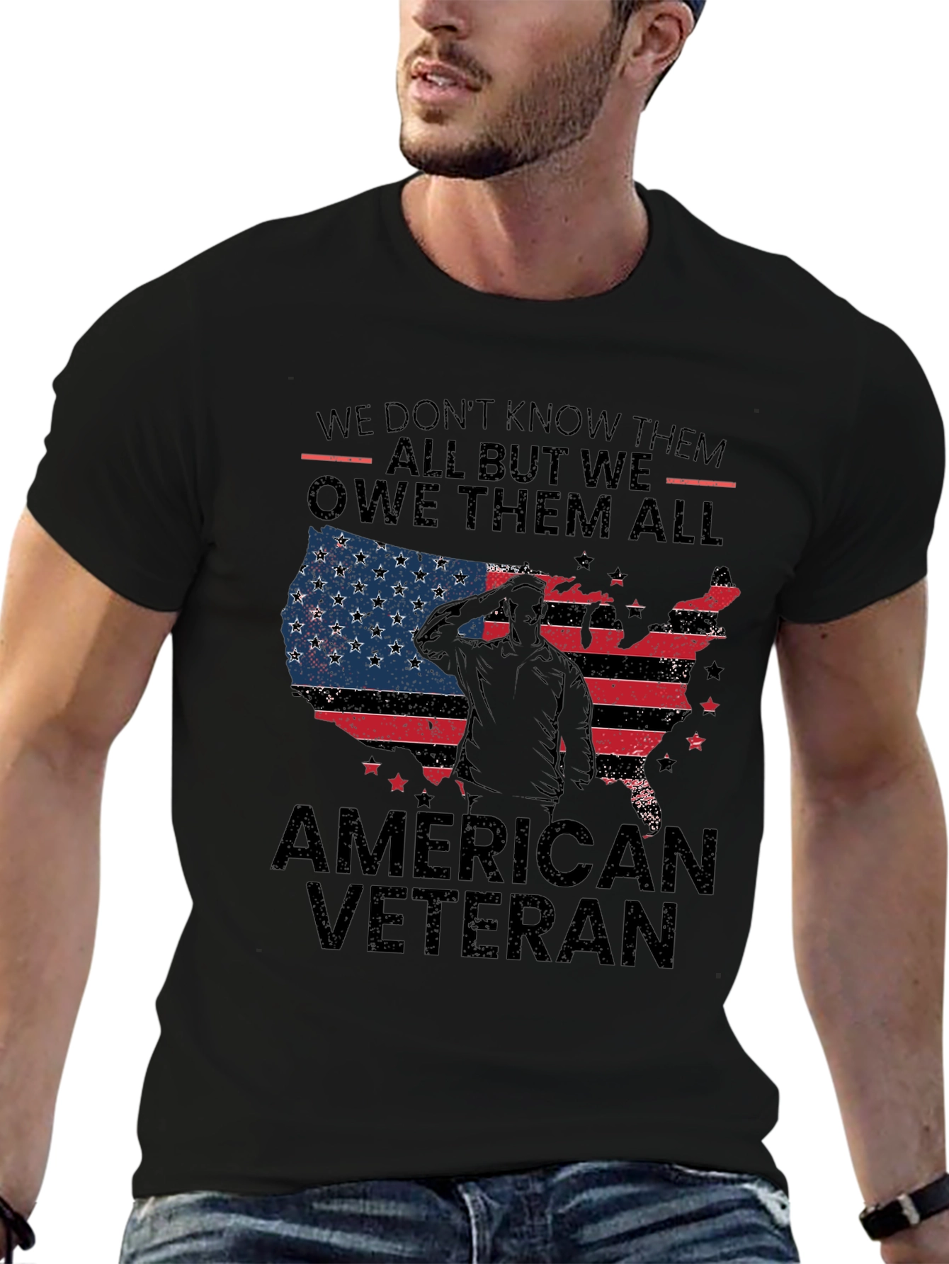 American Veteran Patriotic T-Shirt