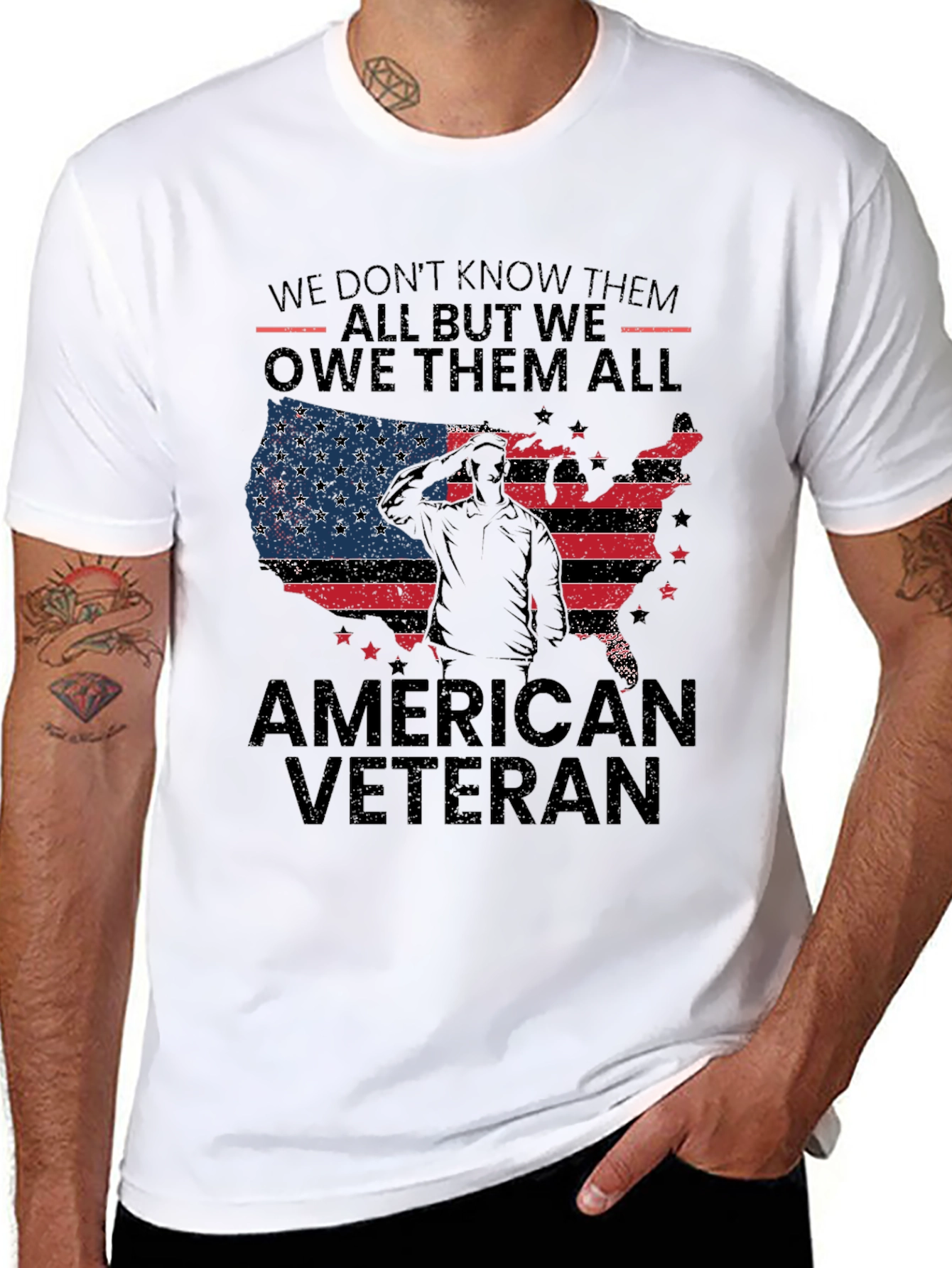 American Veteran Patriotic T-Shirt