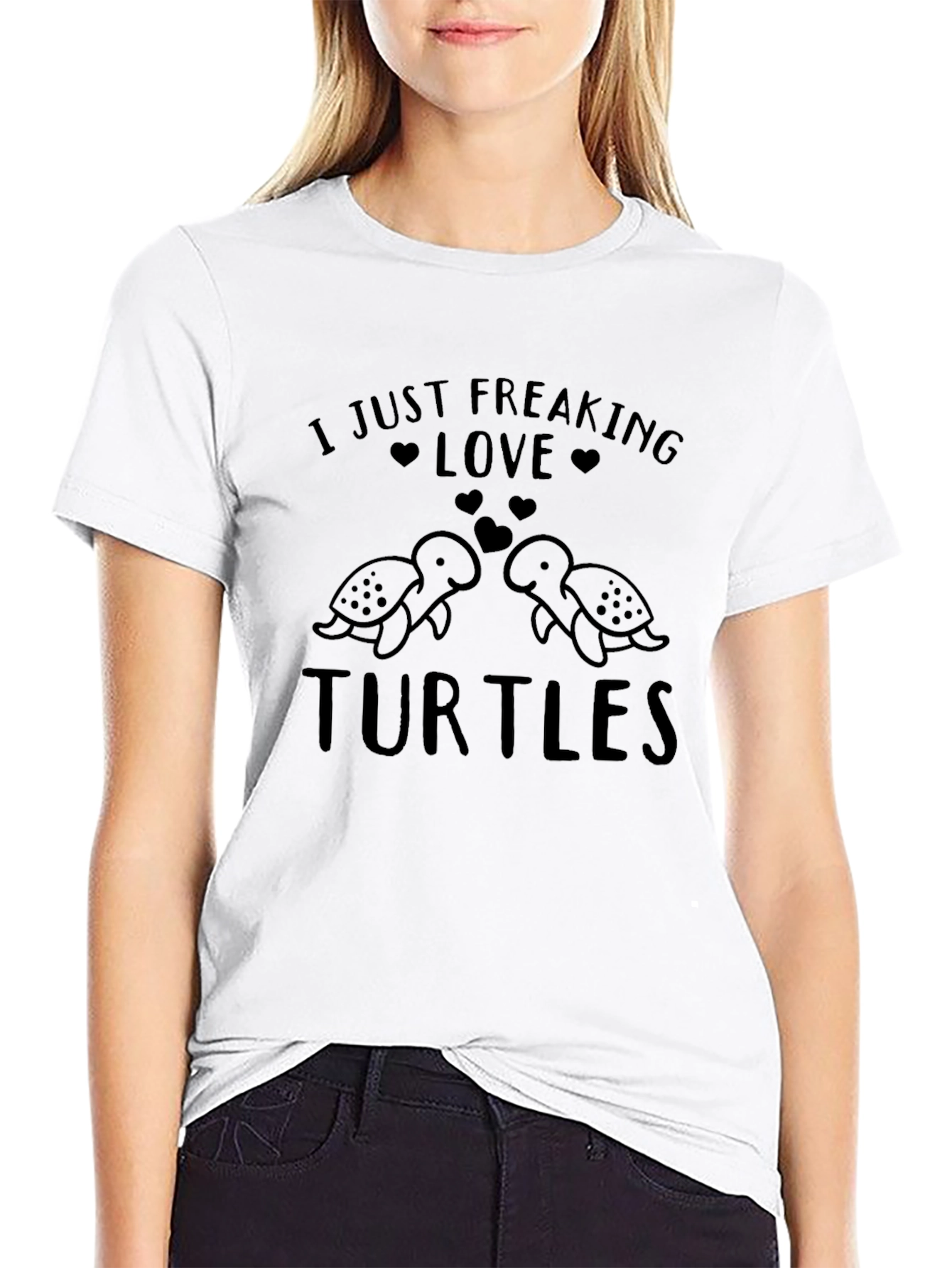 I Just Freaking Love Turtles Graphic T-Shirt