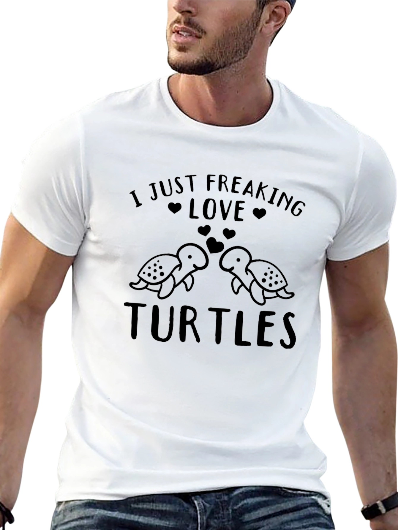 I Just Freaking Love Turtles Graphic T-Shirt