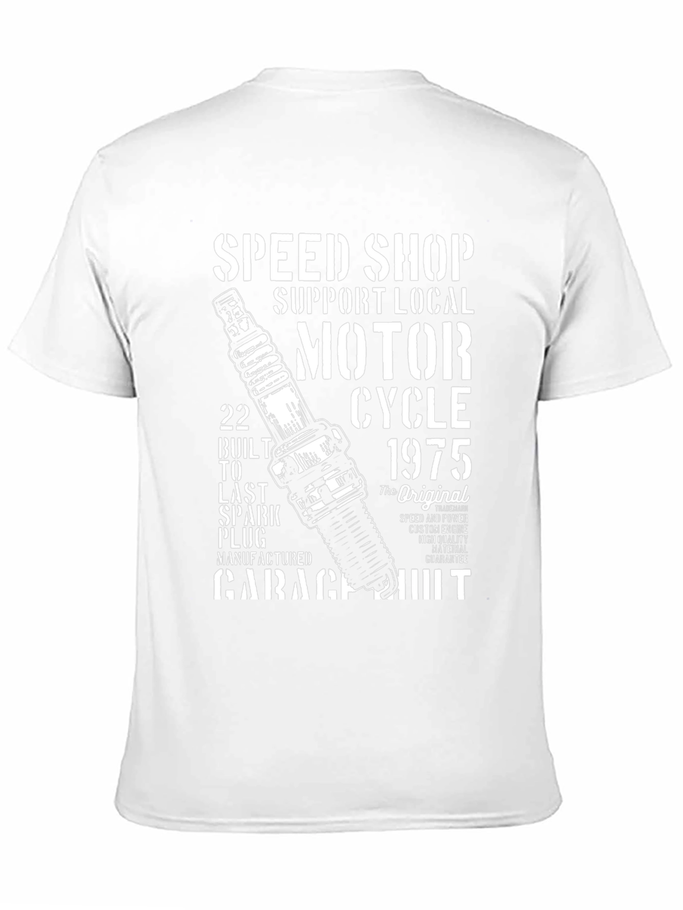 Speed Shop Motor Cycle 1975 T-Shirt