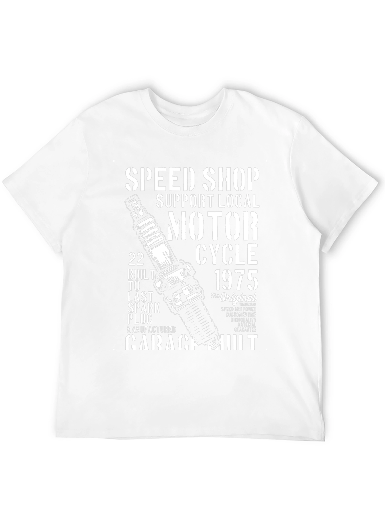 Speed Shop Motor Cycle 1975 T-Shirt