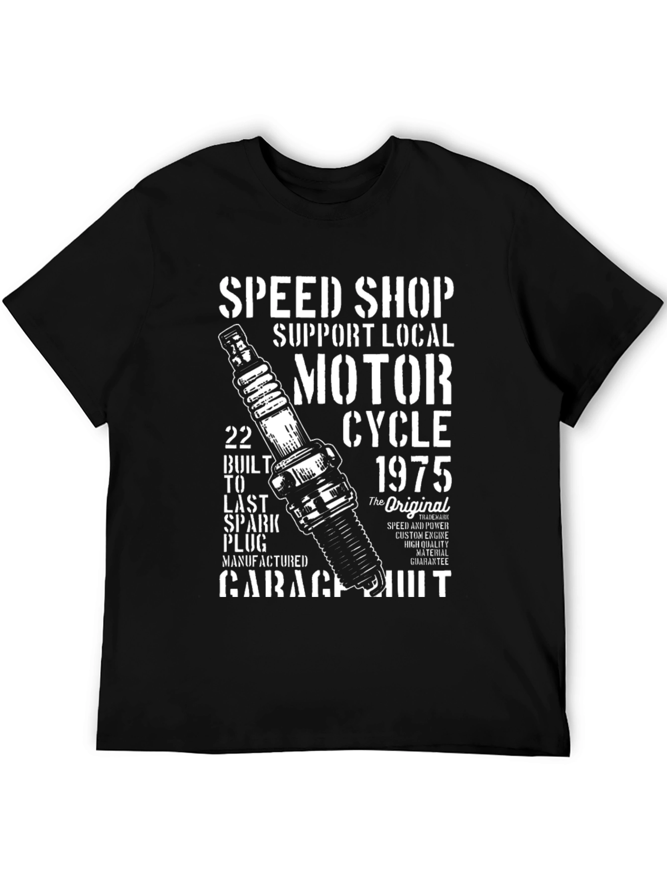 Speed Shop Motor Cycle 1975 T-Shirt