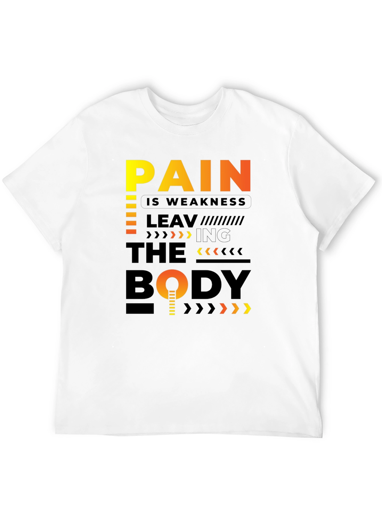 Pain is Weakness Leaving the Body Graphic T-Shirt