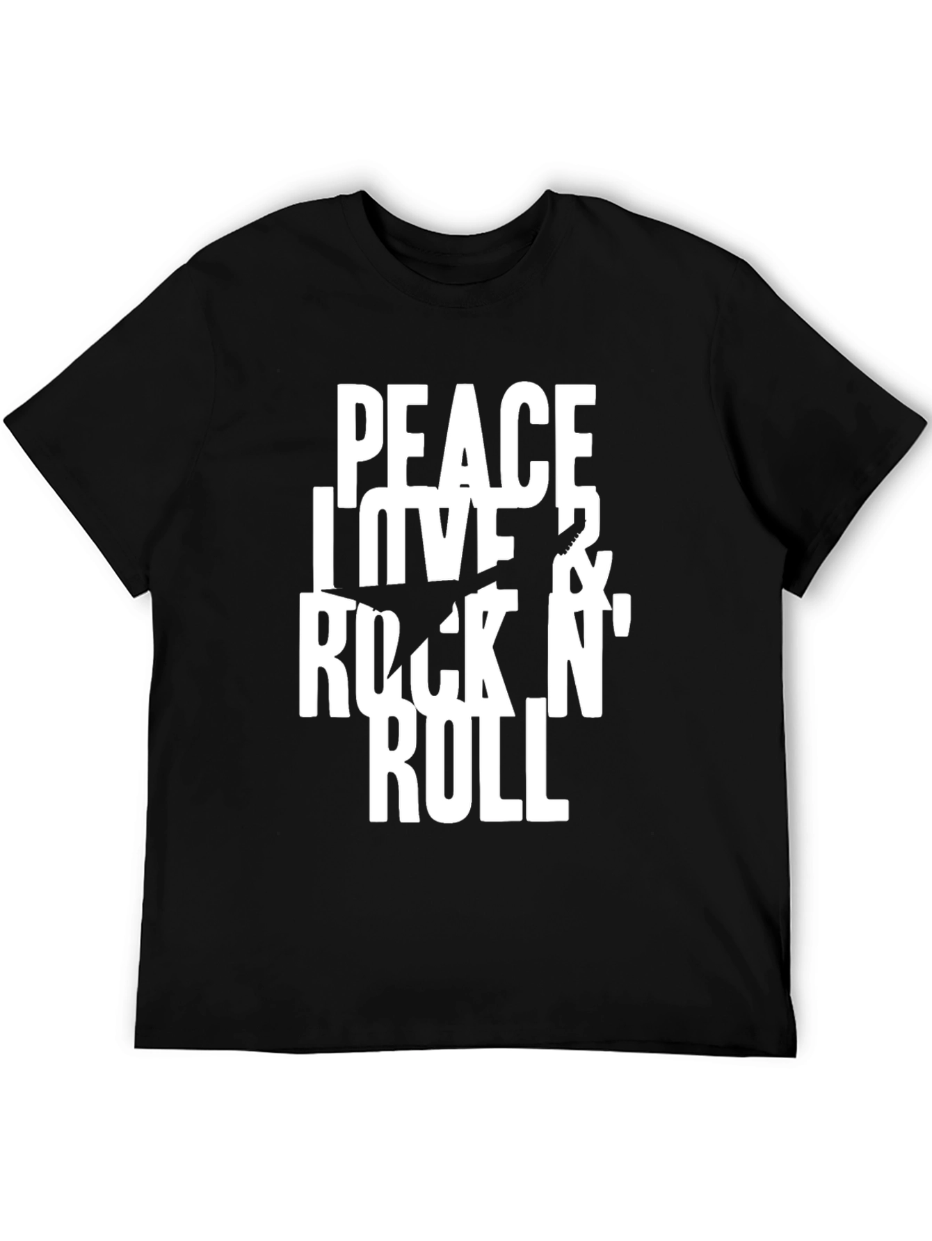 Peace Love & Rock N Roll Graphic Tee