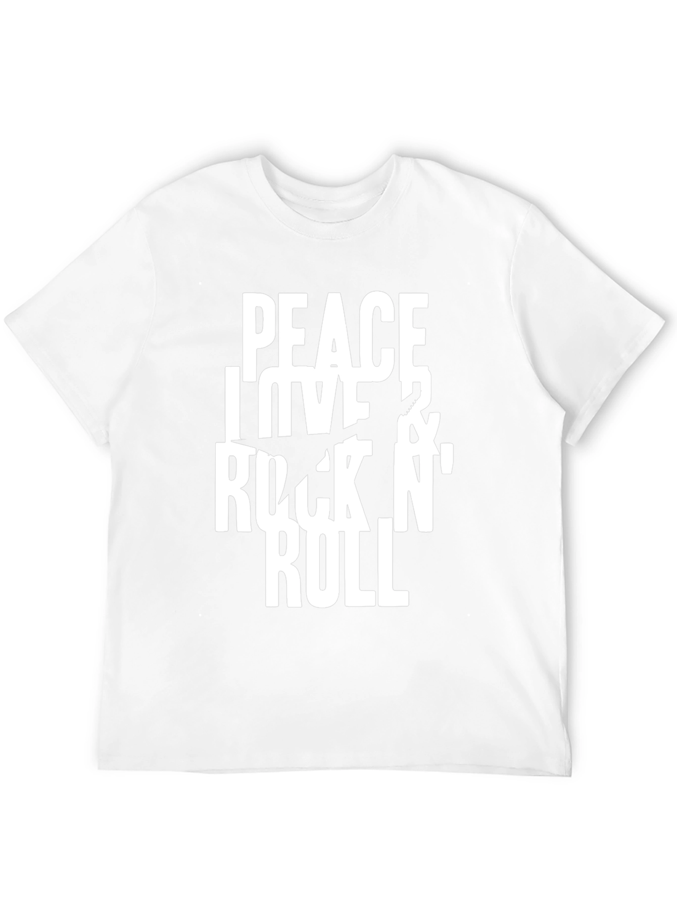 Peace Love & Rock N Roll Graphic Tee