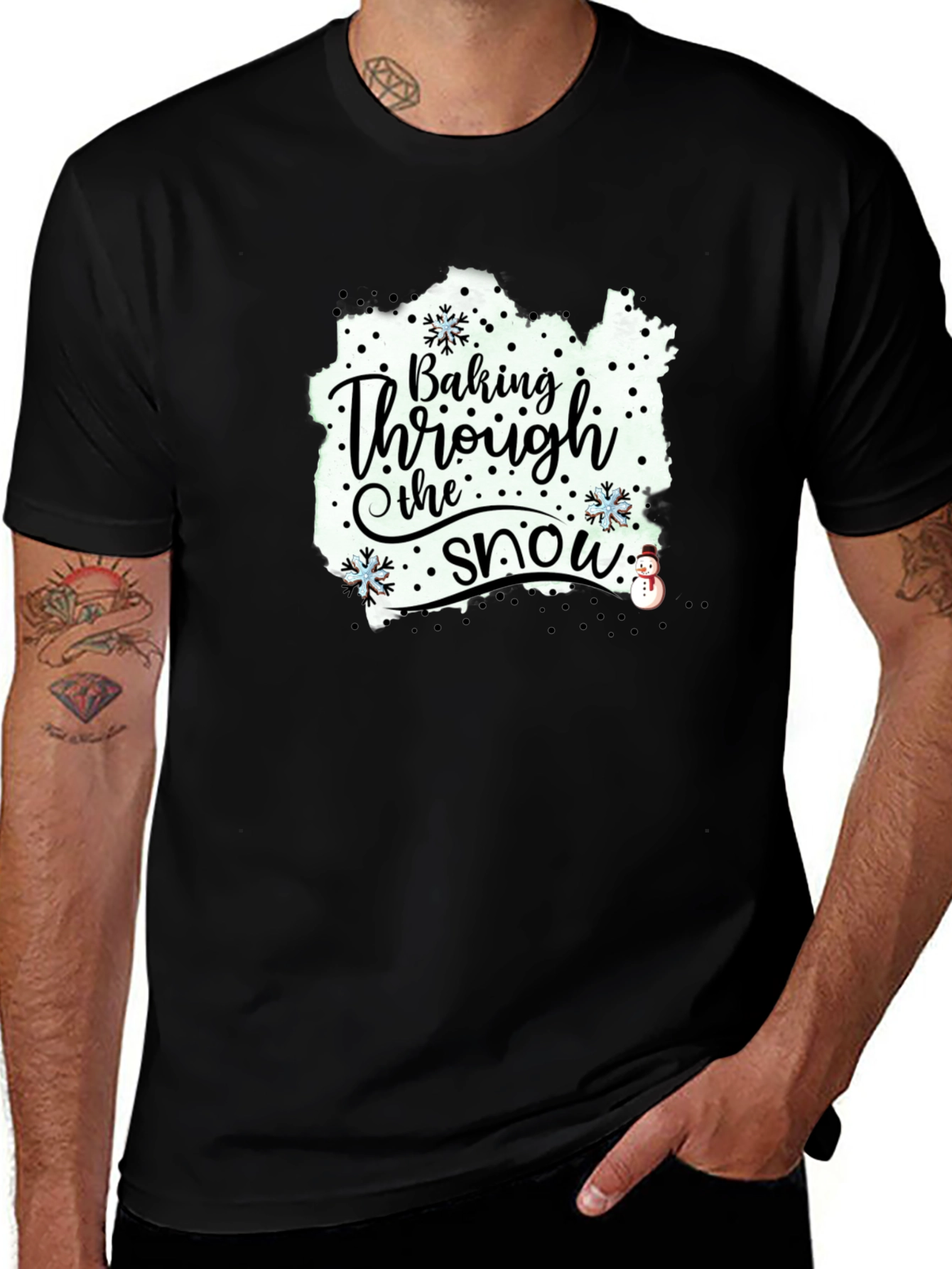 Baking Through the Snow Christmas T-Shirt