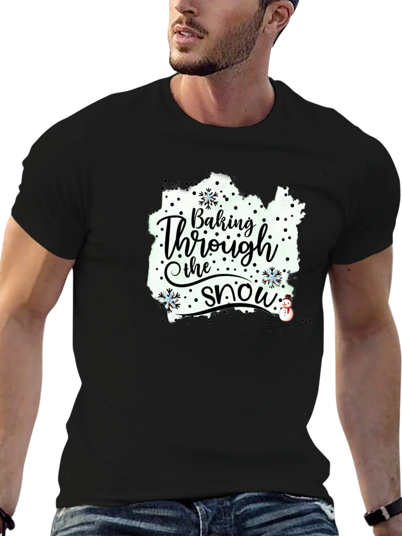 Baking Through the Snow Christmas T-Shirt