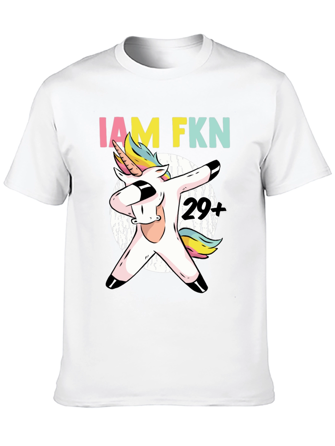 IAM FKN 29+ Unicorn Dabbing T-Shirt