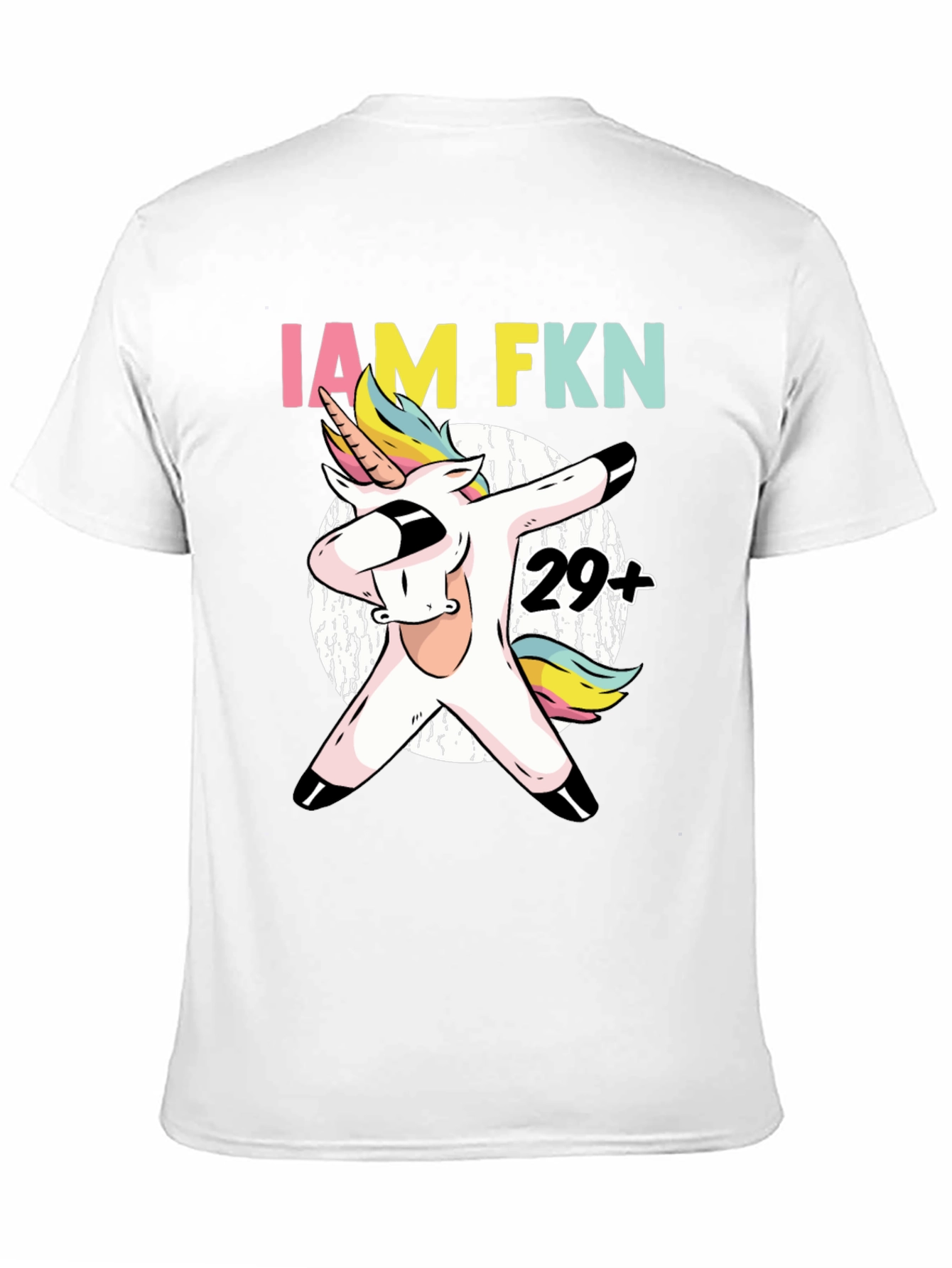 IAM FKN 29+ Unicorn Dabbing T-Shirt