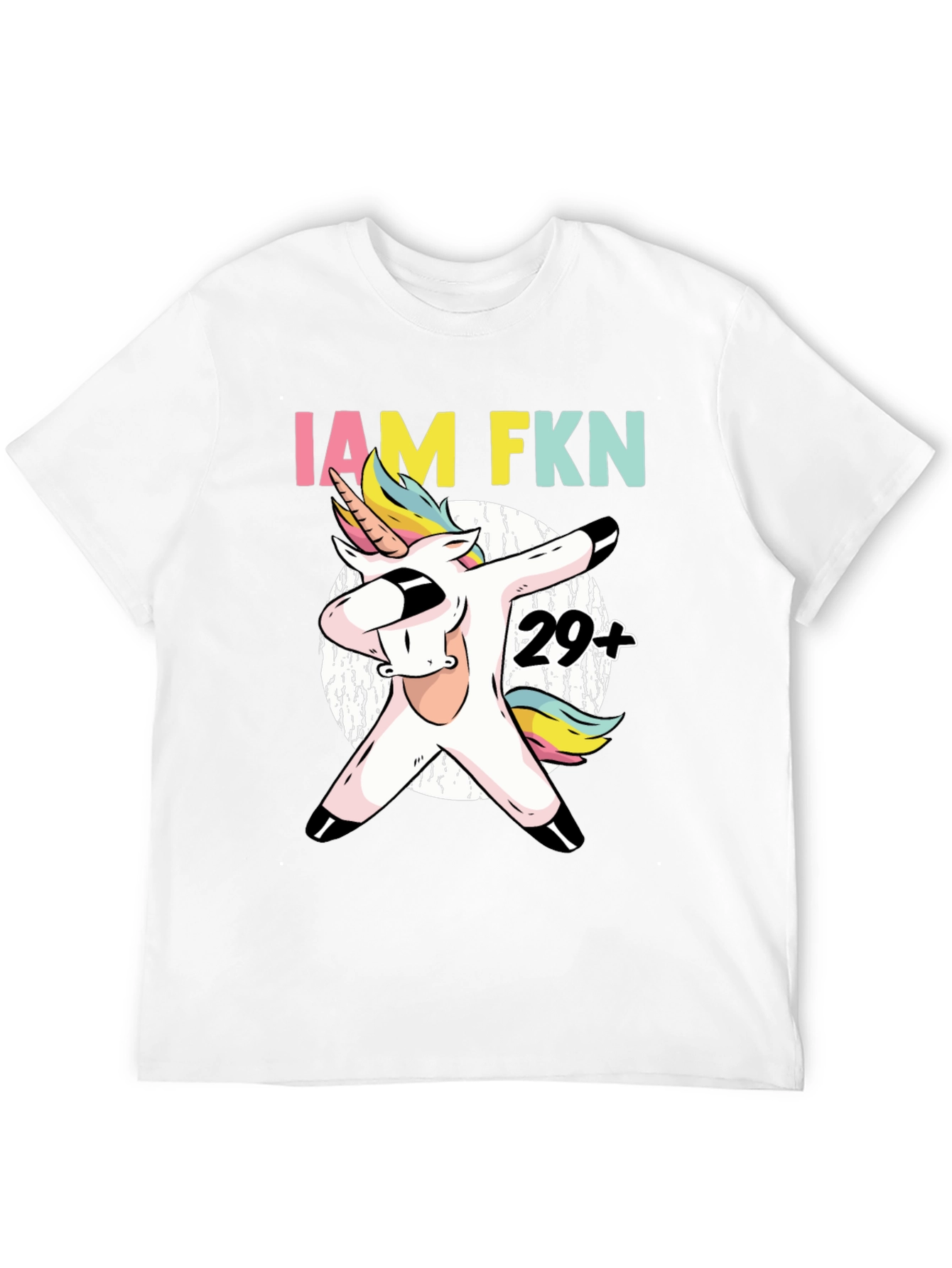 IAM FKN 29+ Unicorn Dabbing T-Shirt