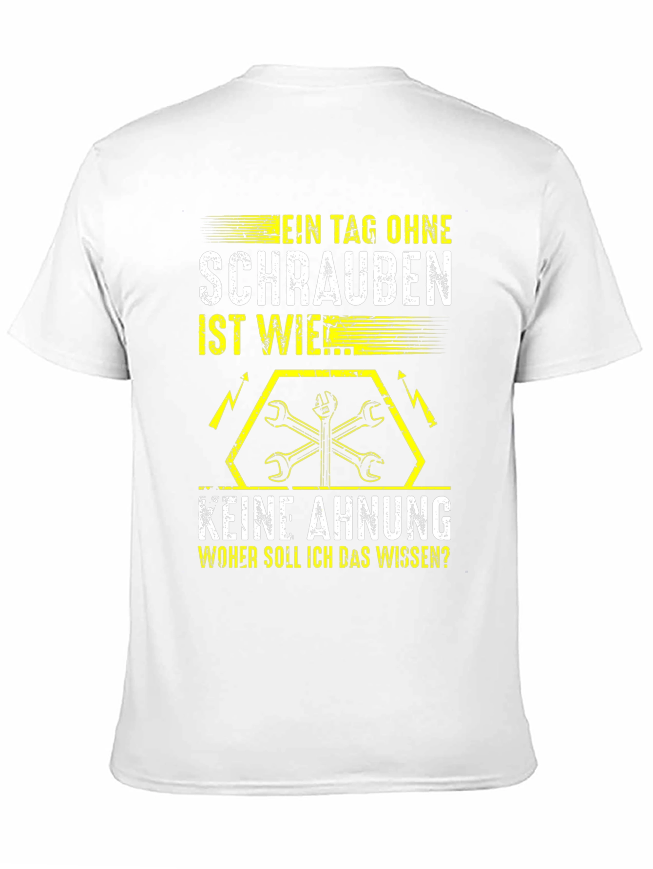 Mechanic T-Shirt: No Screws No Clue Tee