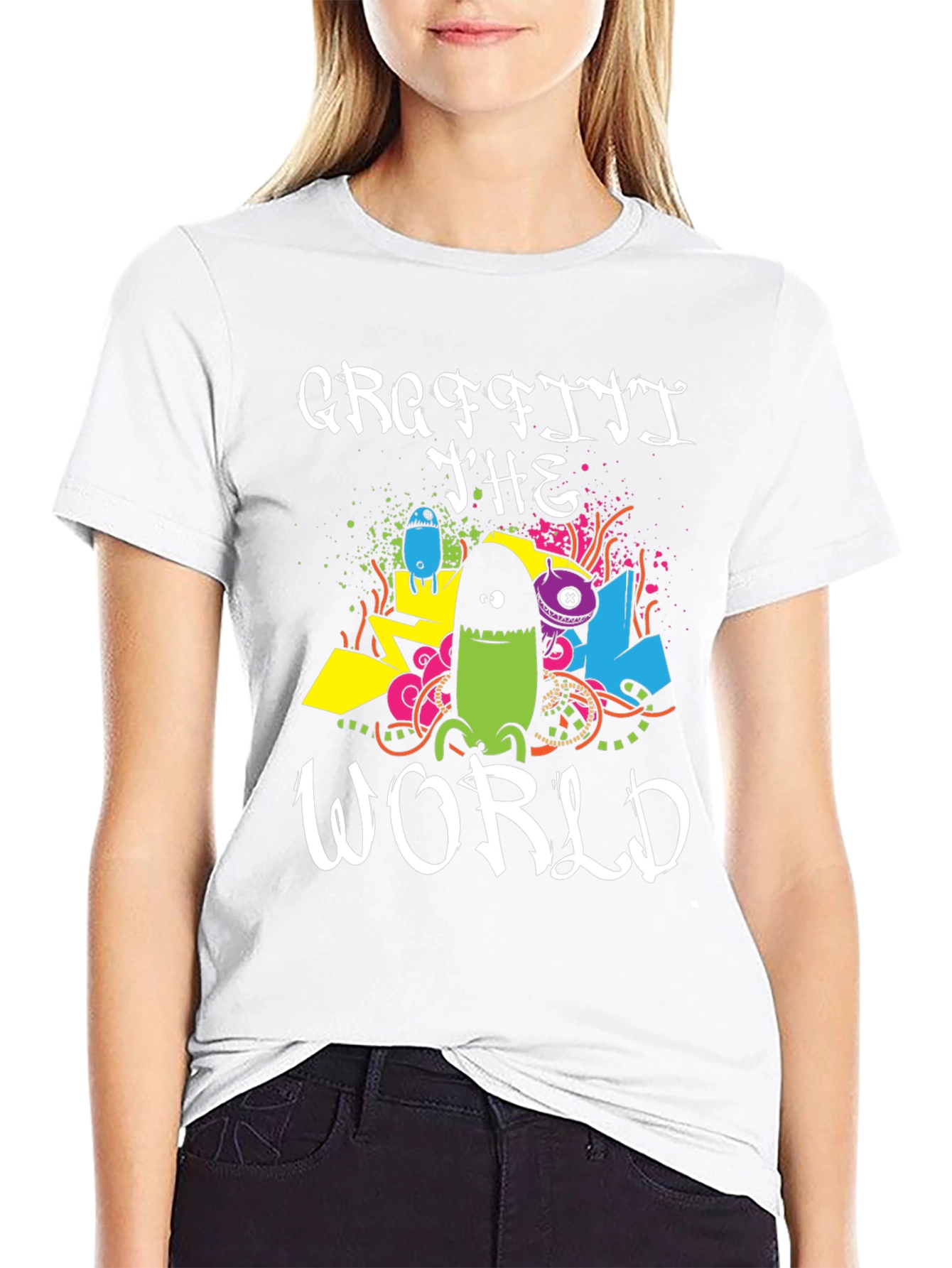 Graffiti the World Graphic Tee