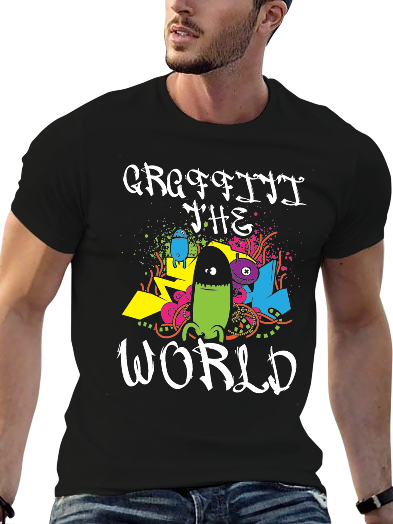 Graffiti the World Graphic Tee