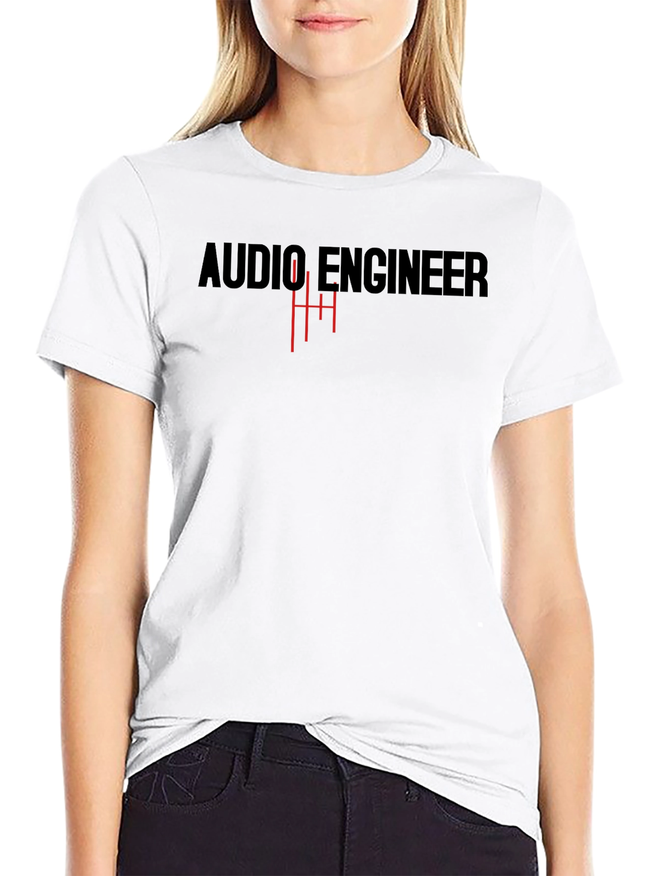 Audio Engineer T-Shirt - Black Tee