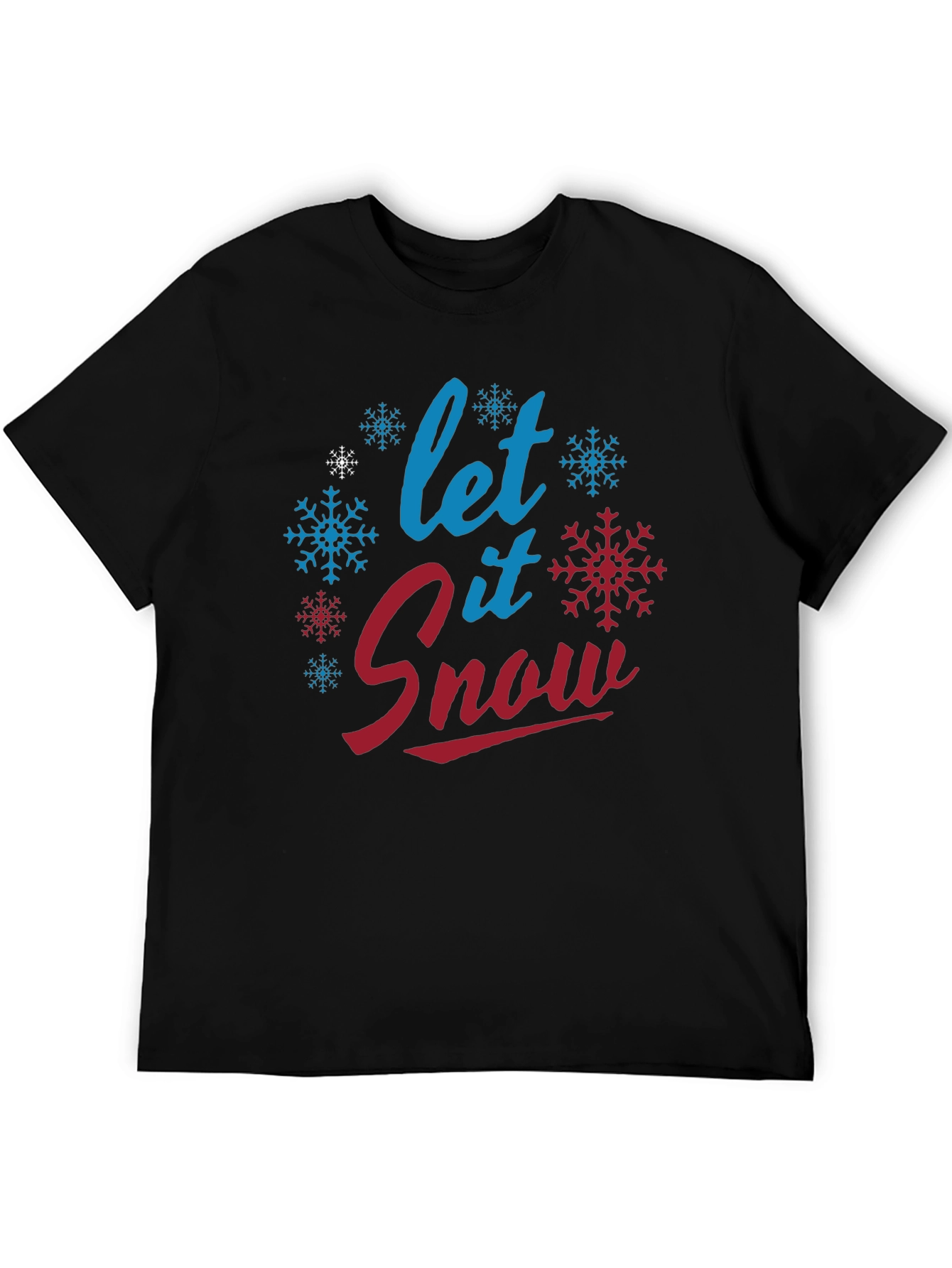 Let it Snow Christmas Holiday Graphic T-Shirt