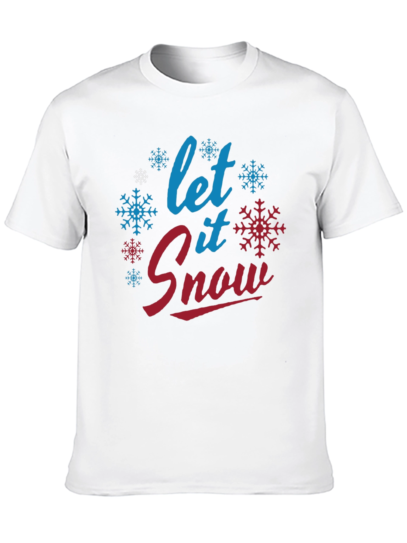 Let it Snow Christmas Holiday Graphic T-Shirt