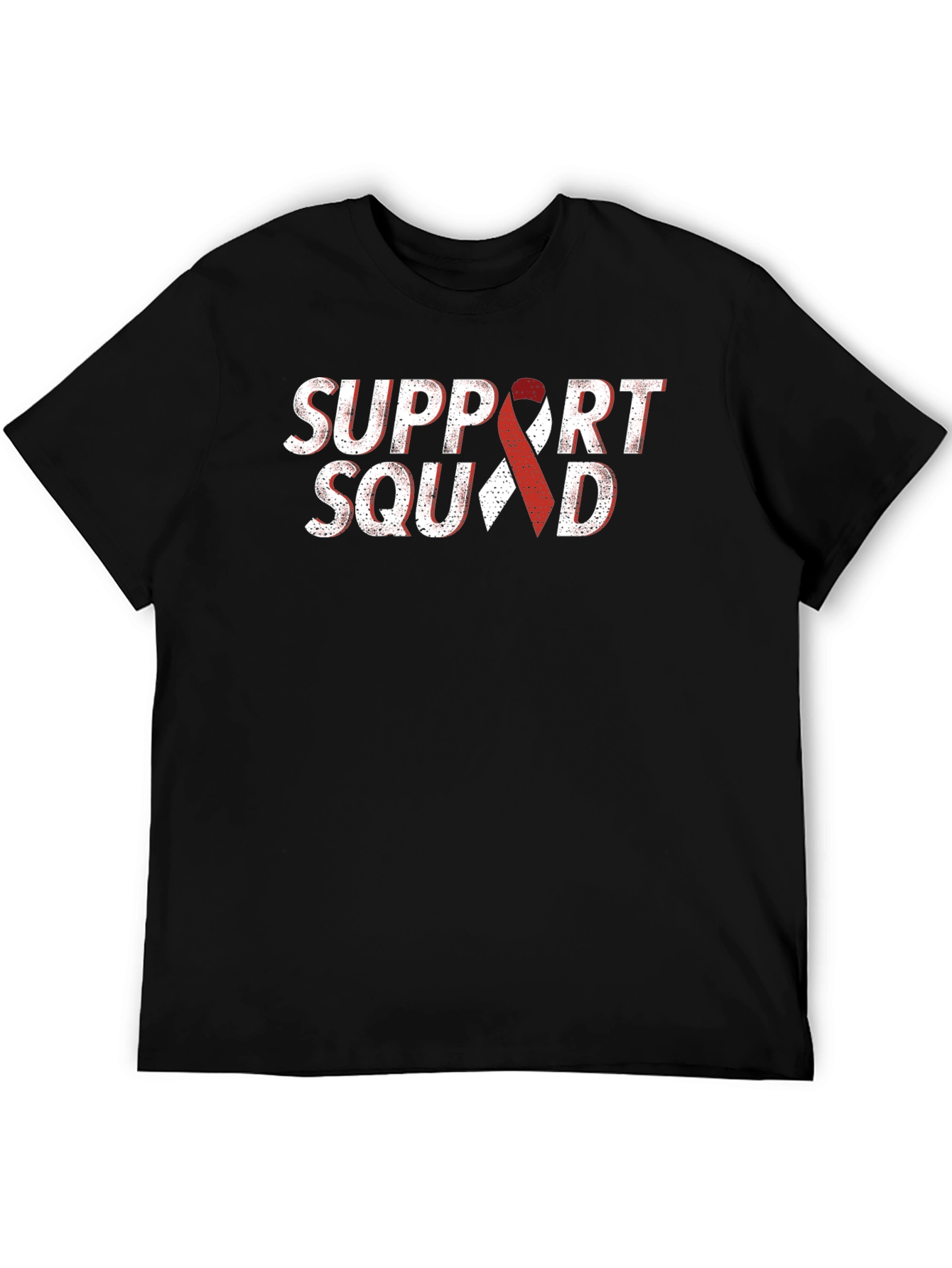 Support Squad Awareness Ribbon Graphic T-Shirt
