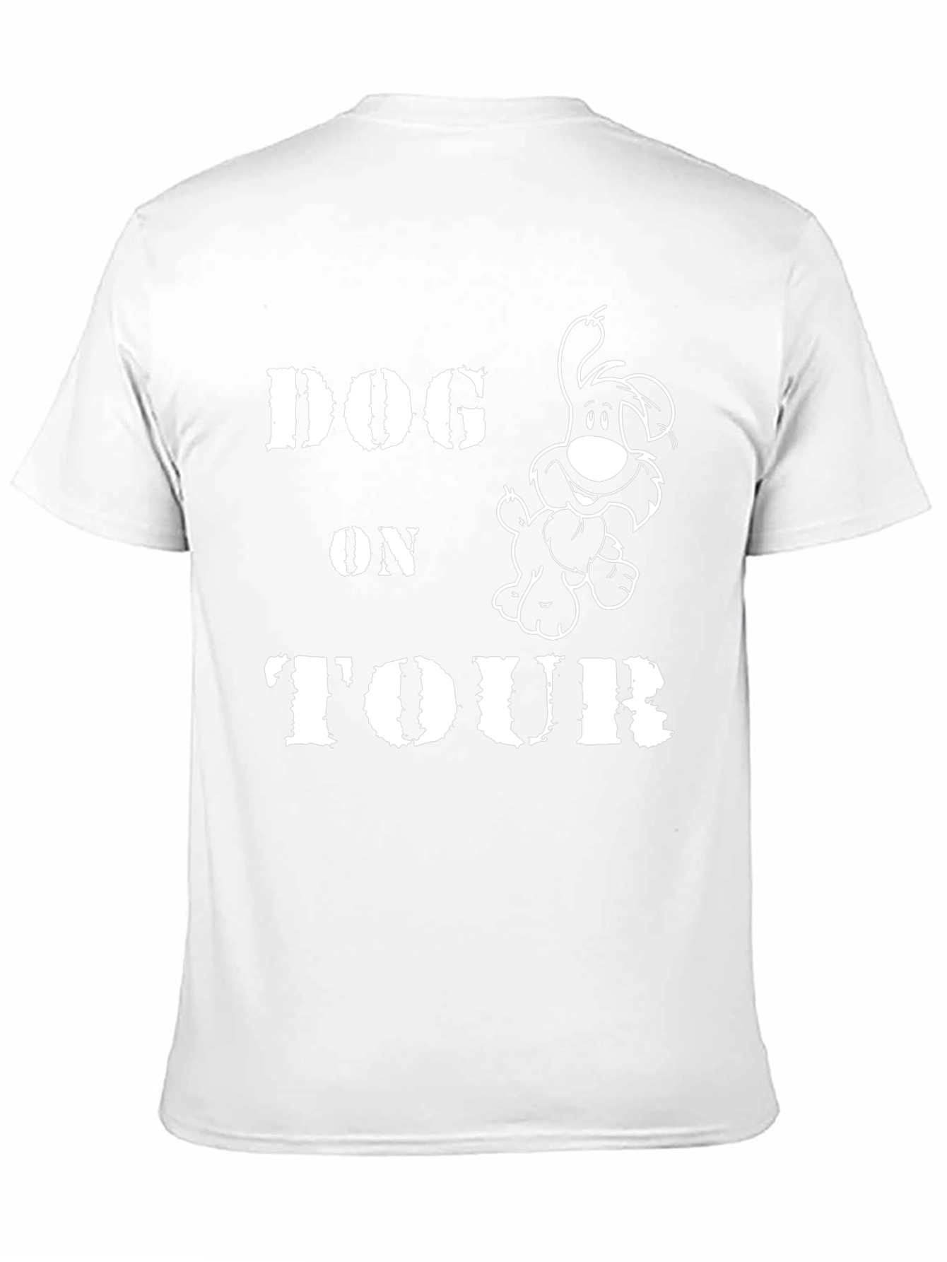 Dog On Tour Graphic T-Shirt - Black