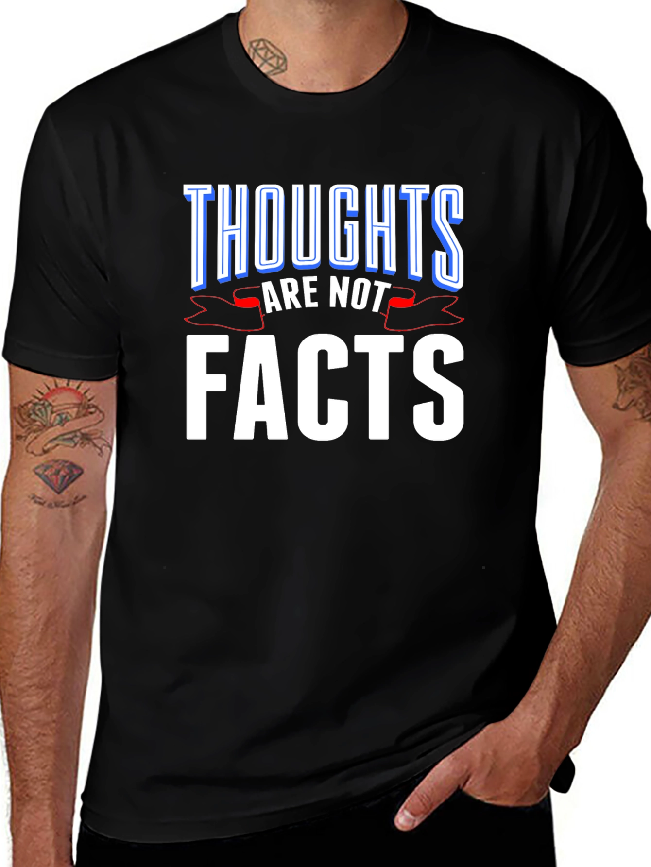 Thoughts Are Not Facts Graphic Tee