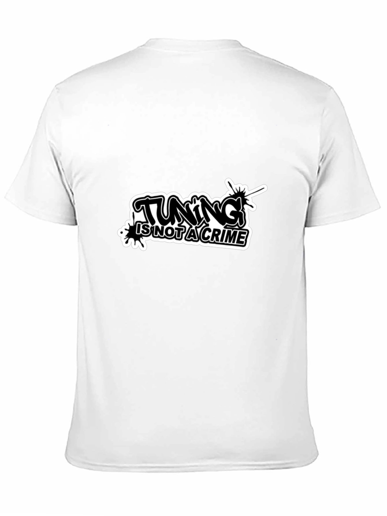 Tuning is Not a Crime Black T-Shirt