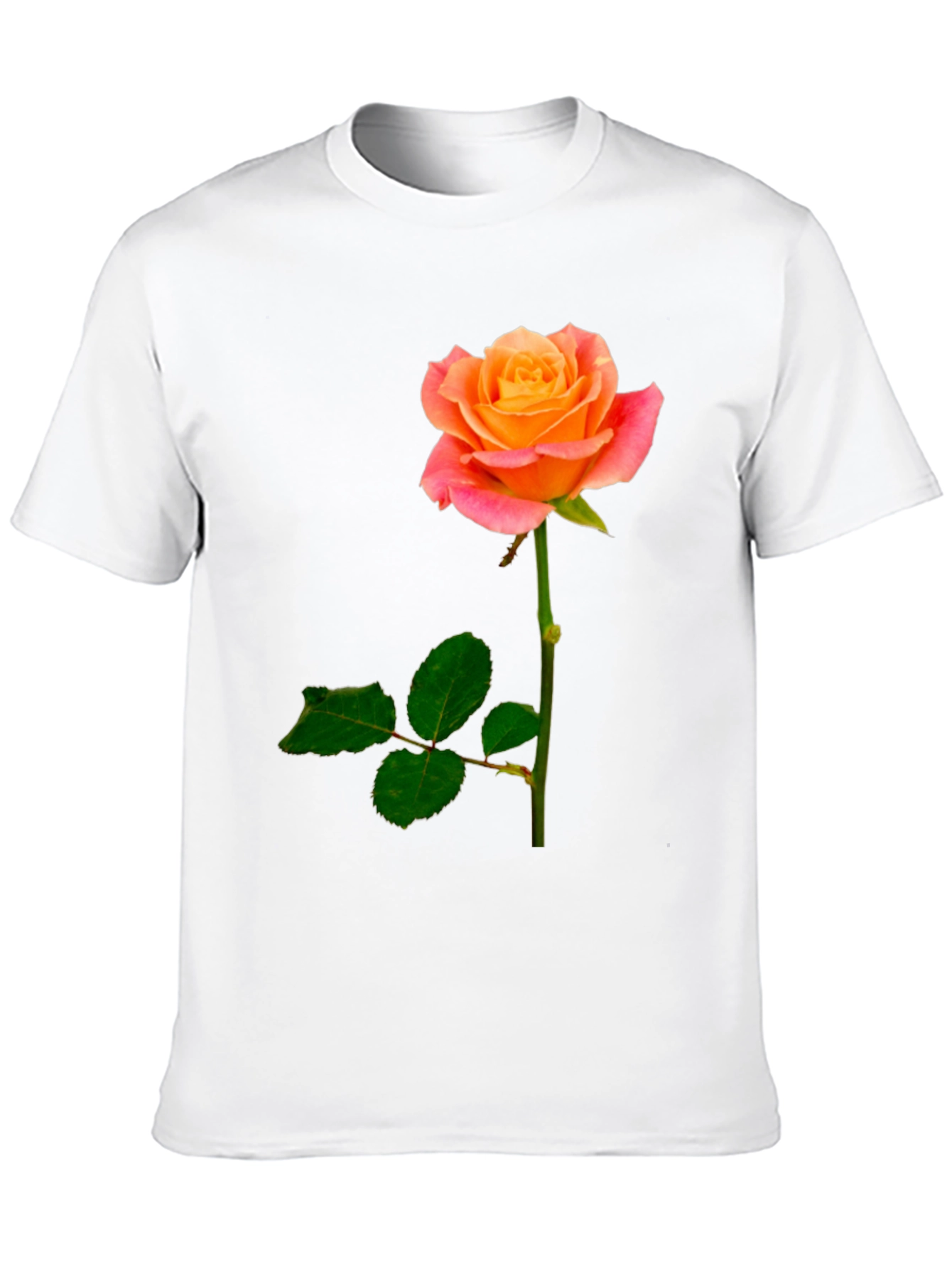 Rose Graphic Tee - Stylish & Unique