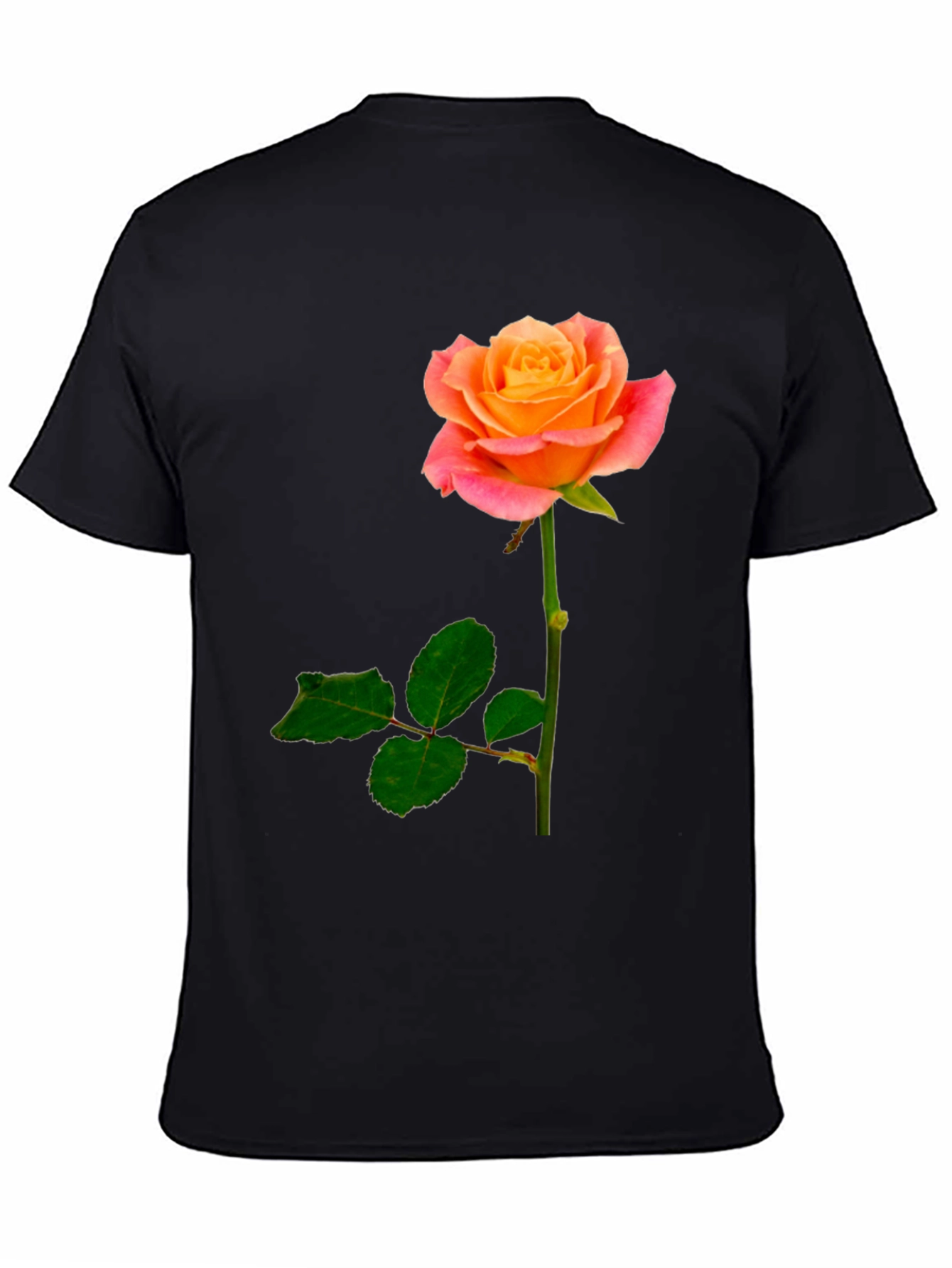 Rose Graphic Tee - Stylish & Unique