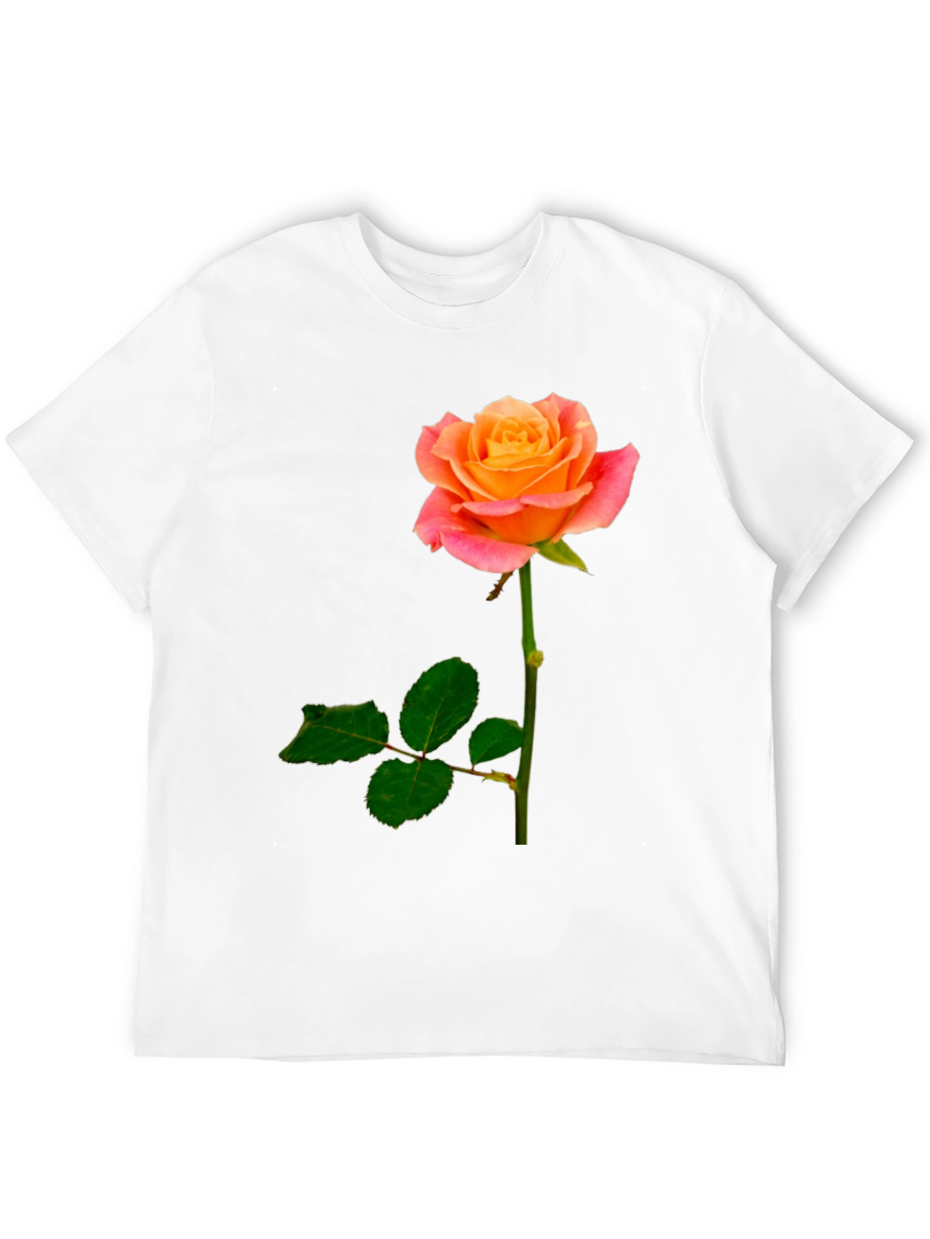 Rose Graphic Tee - Stylish & Unique