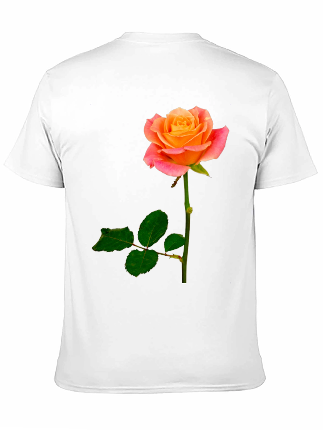Rose Graphic Tee - Stylish & Unique