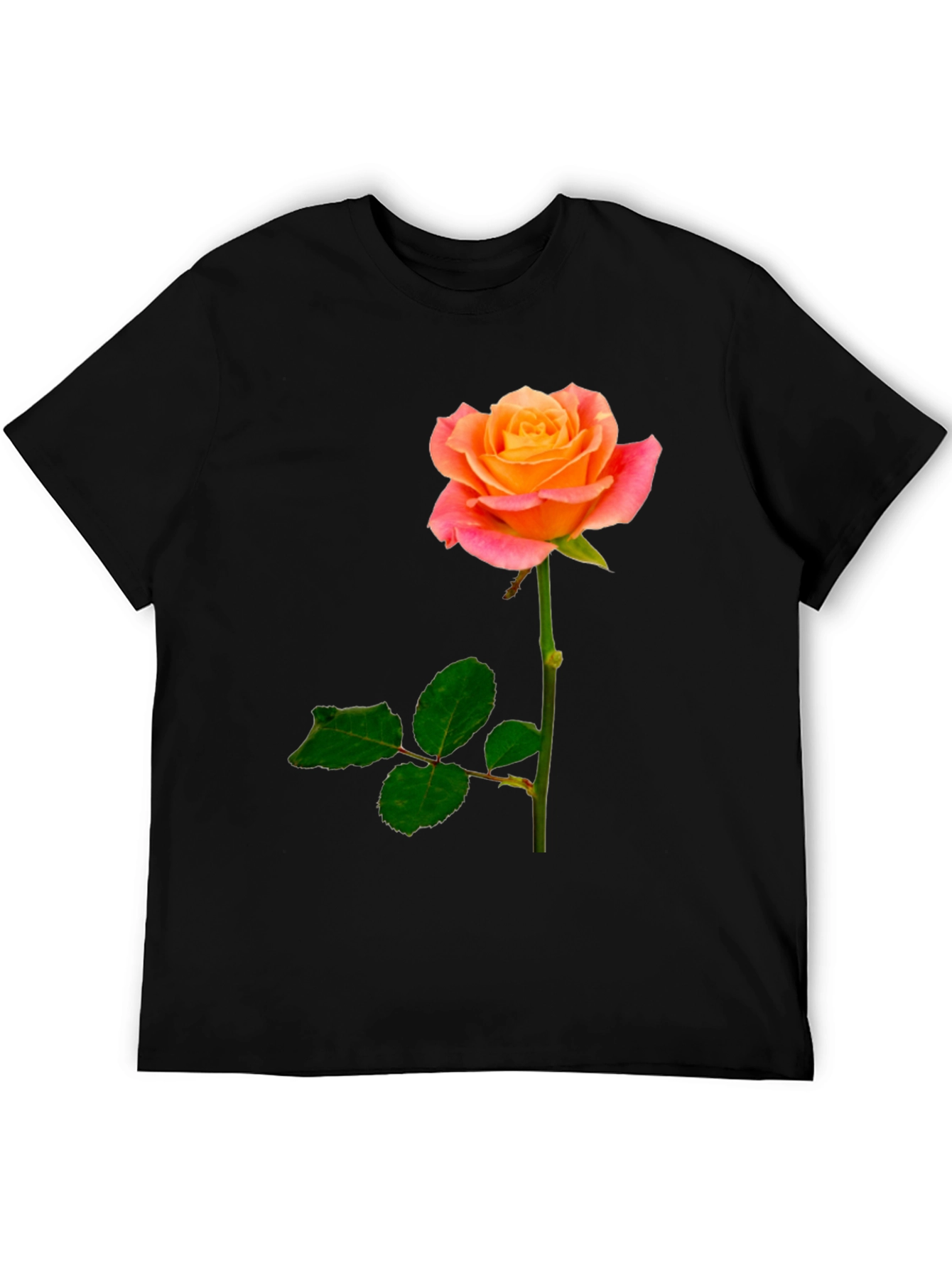 Rose Graphic Tee - Stylish & Unique