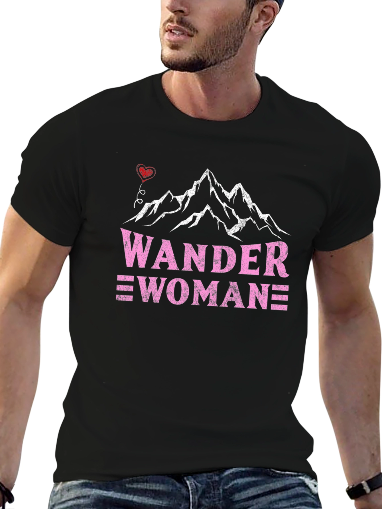 Wander Woman Graphic T-Shirt - Black