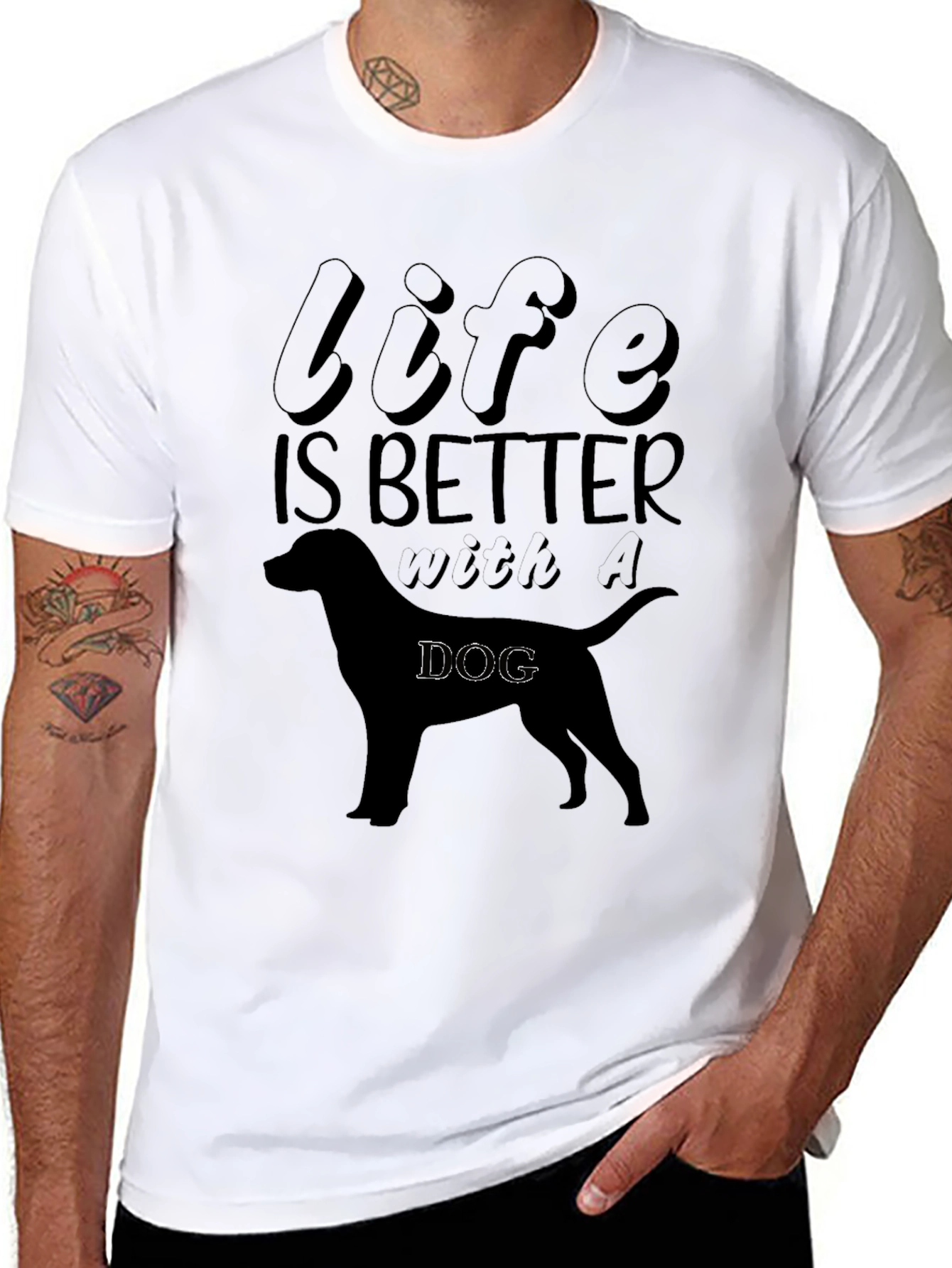 Life is Better With a Dog T-Shirt