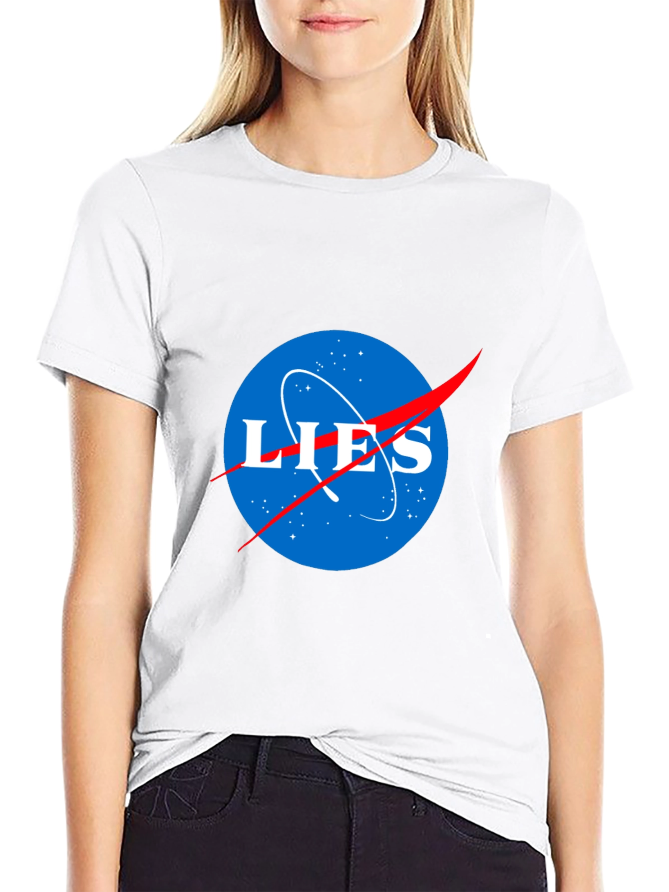 NASA Lies T-Shirt - Funny Conspiracy Graphic Tee