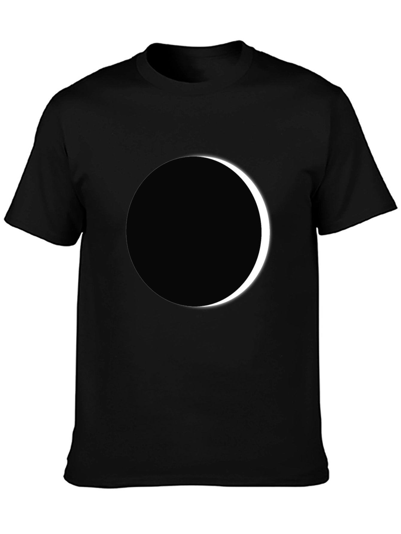 Eclipse Graphic Tee - Stylish Black T-Shirt