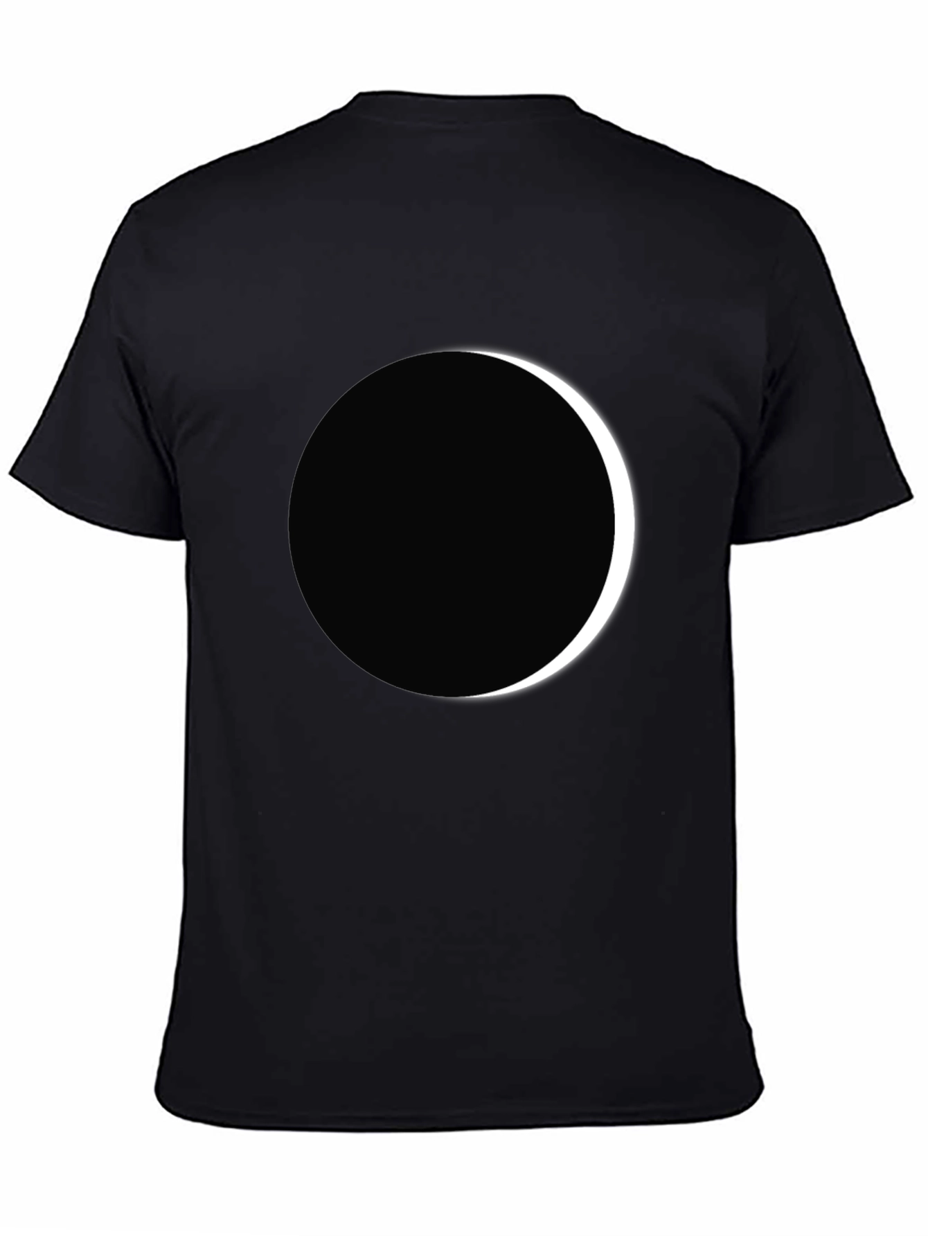 Eclipse Graphic Tee - Stylish Black T-Shirt