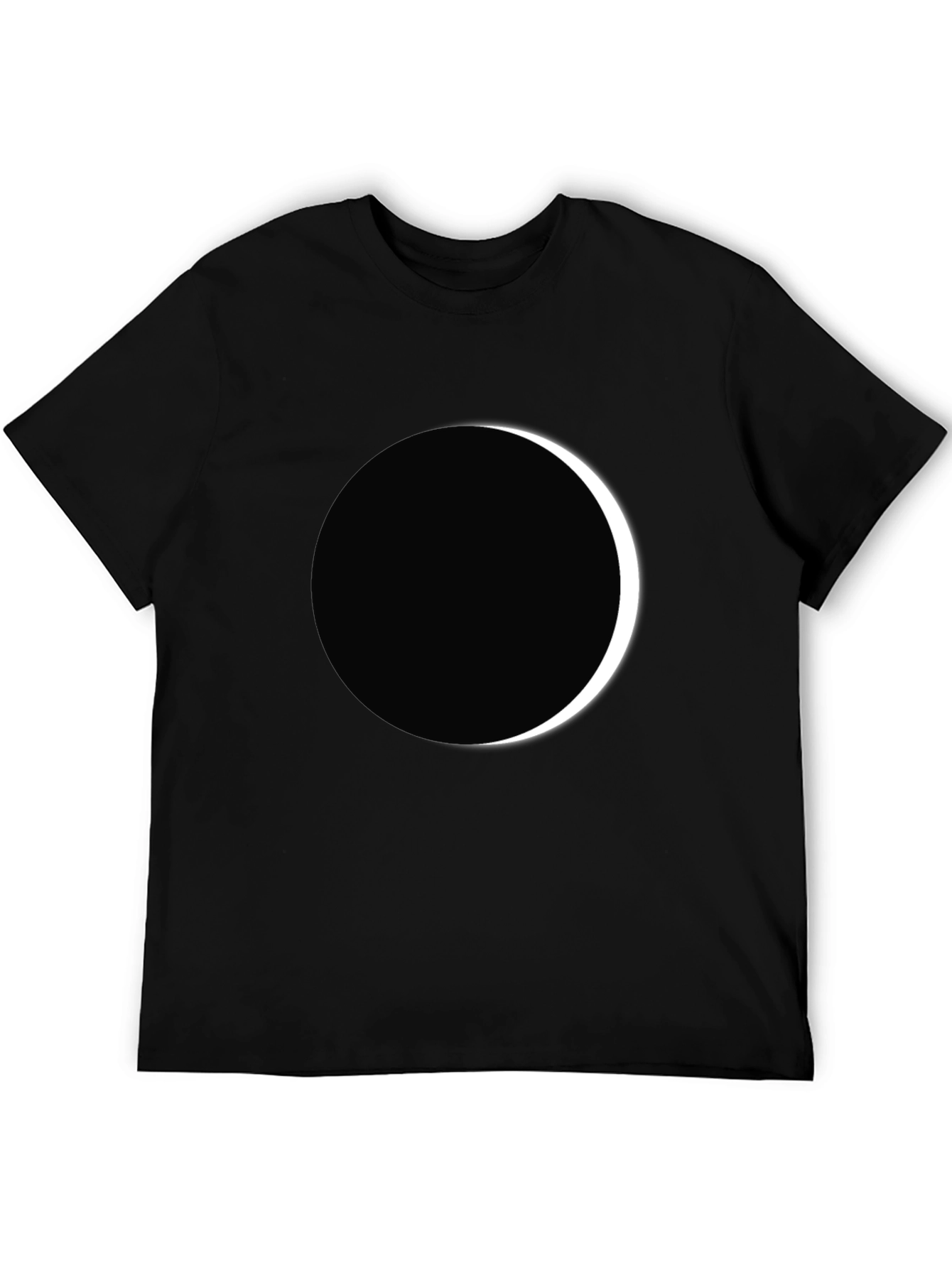 Eclipse Graphic Tee - Stylish Black T-Shirt