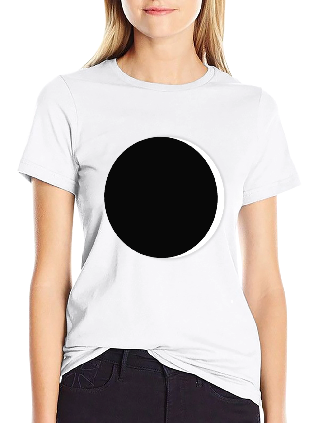 Eclipse Graphic Tee - Stylish Black T-Shirt