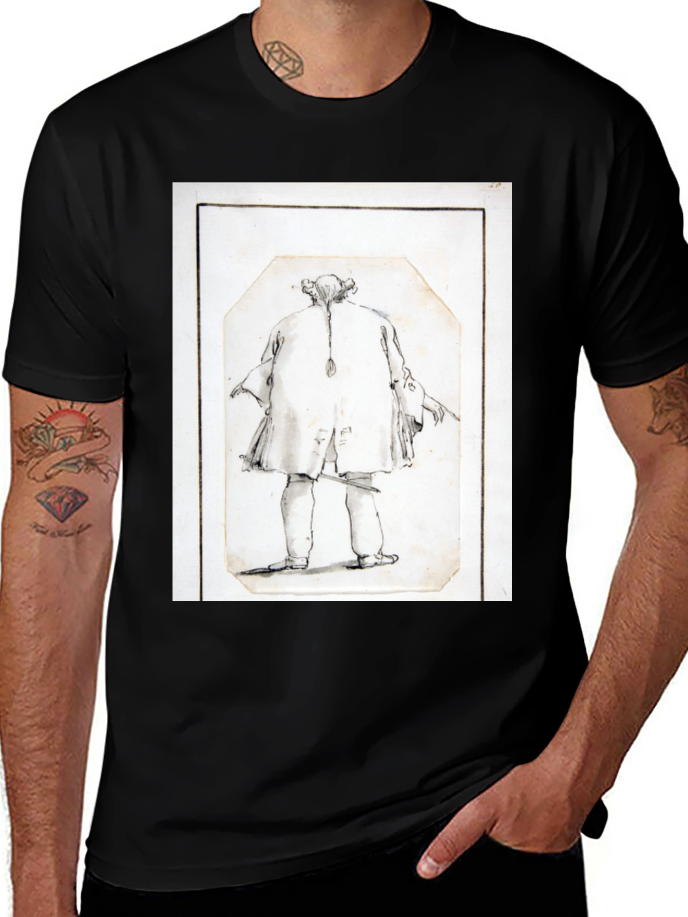 Sketch Art Graphic Tee