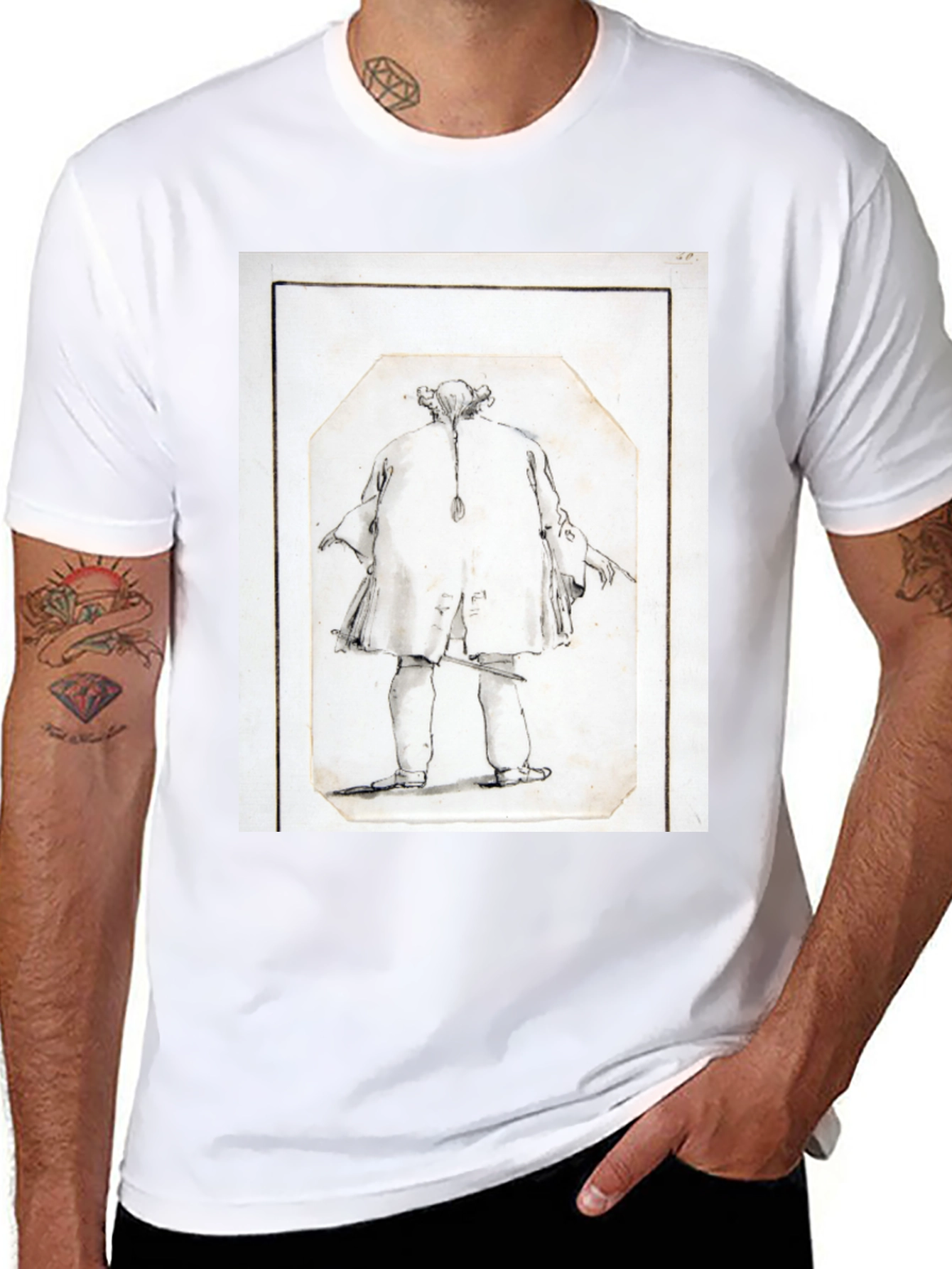 Sketch Art Graphic Tee