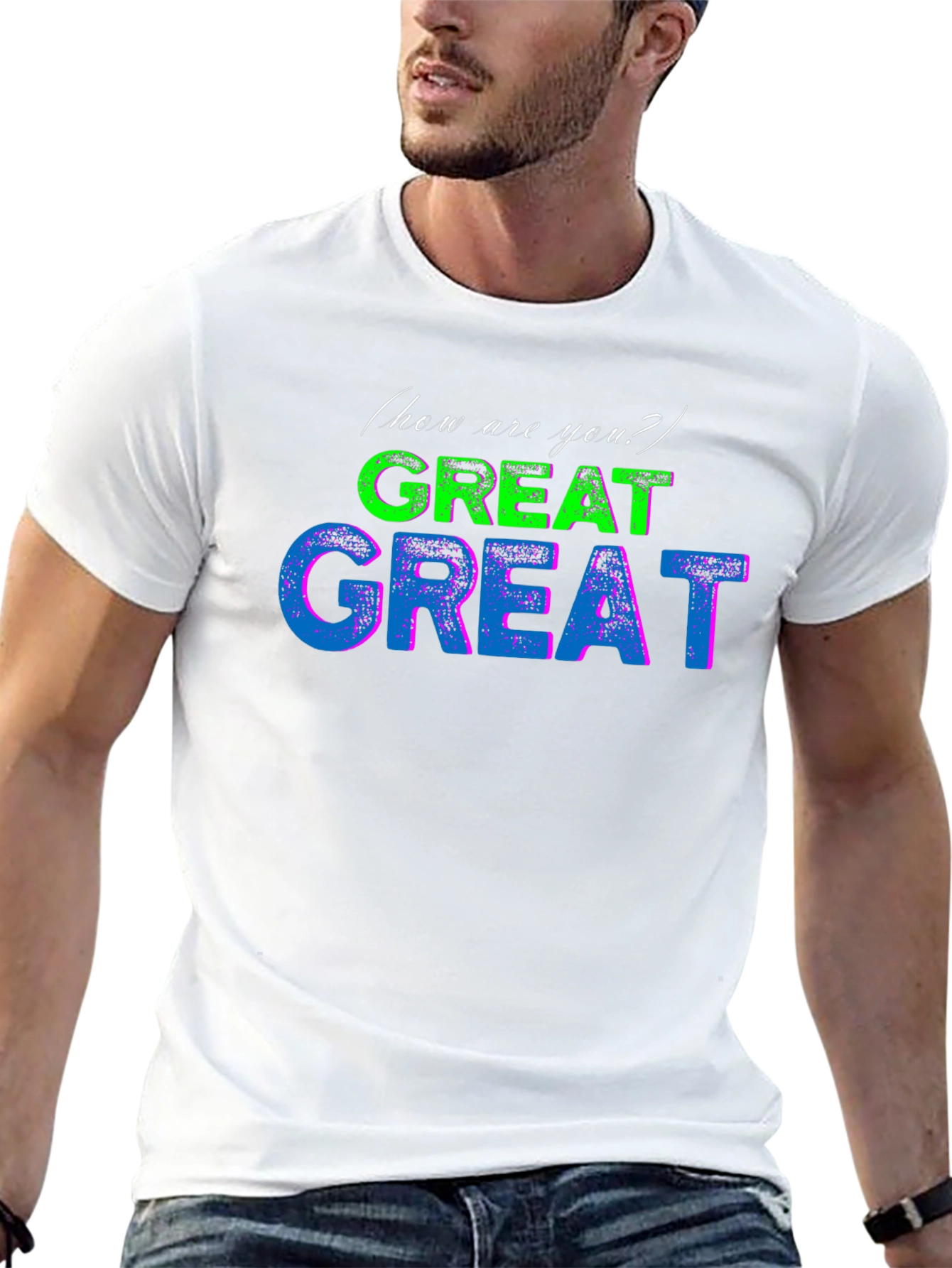 Great! Graphic T-Shirt - Black
