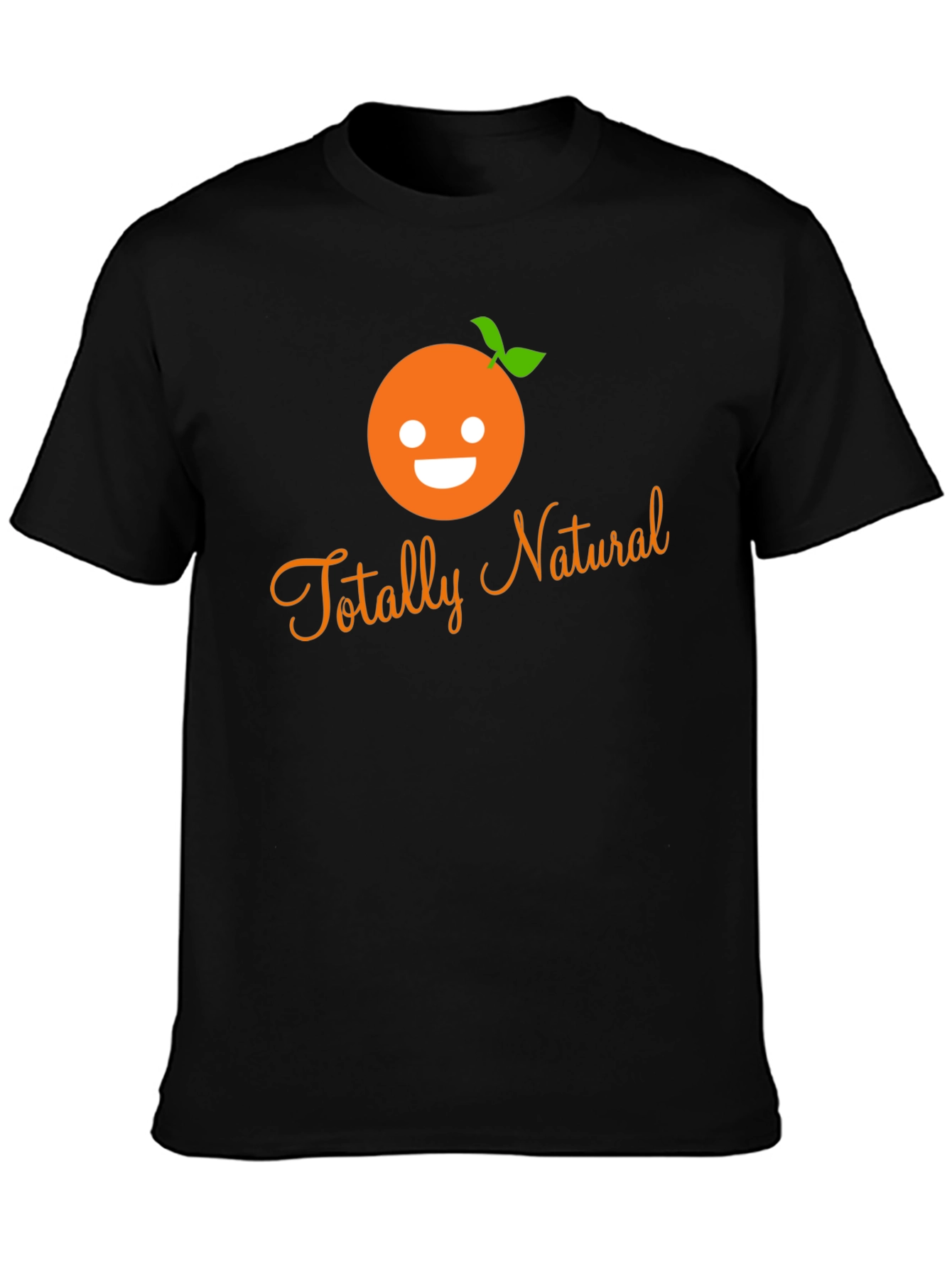 Totally Natural Orange Graphic T-Shirt