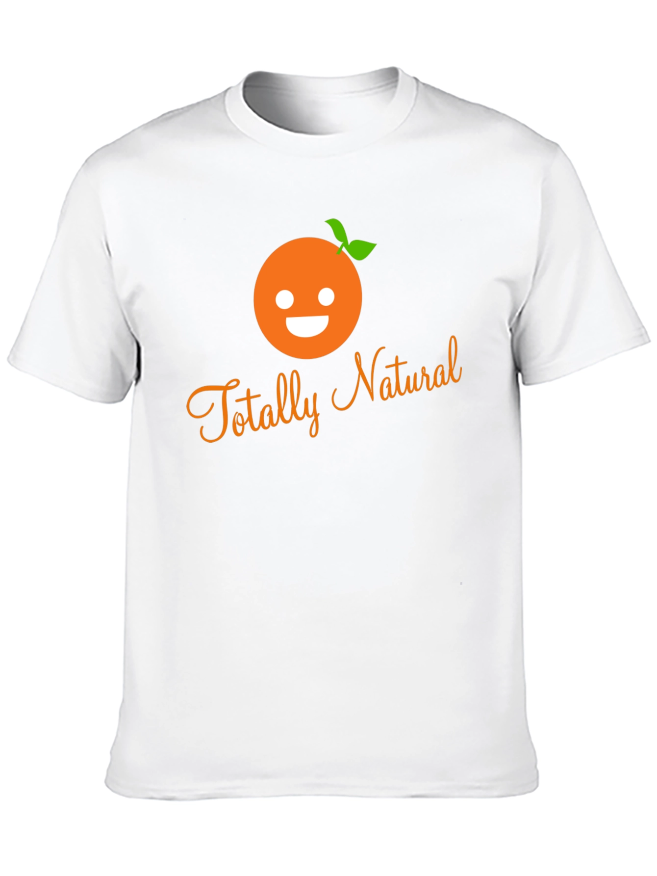 Totally Natural Orange Graphic T-Shirt