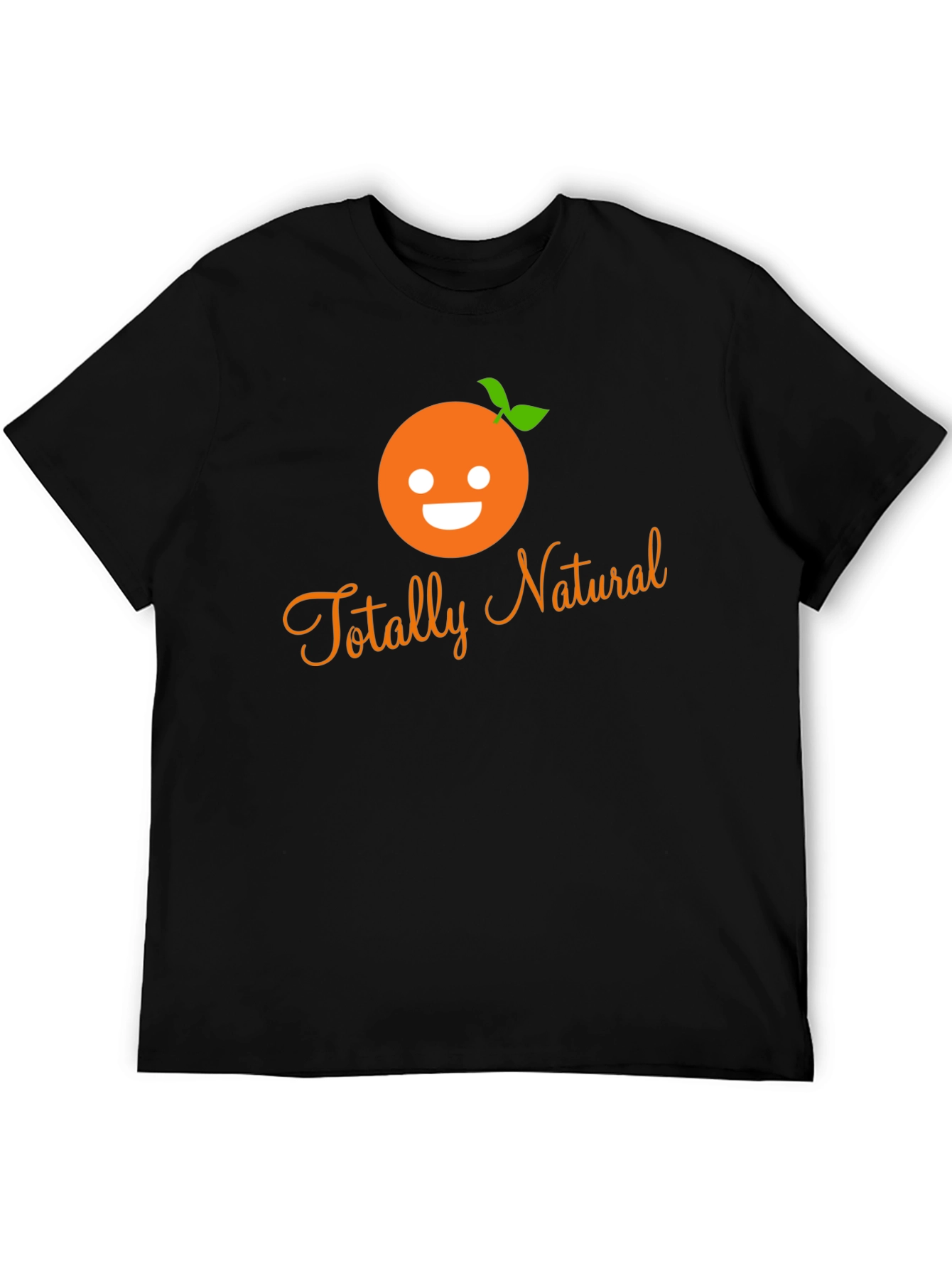 Totally Natural Orange Graphic T-Shirt