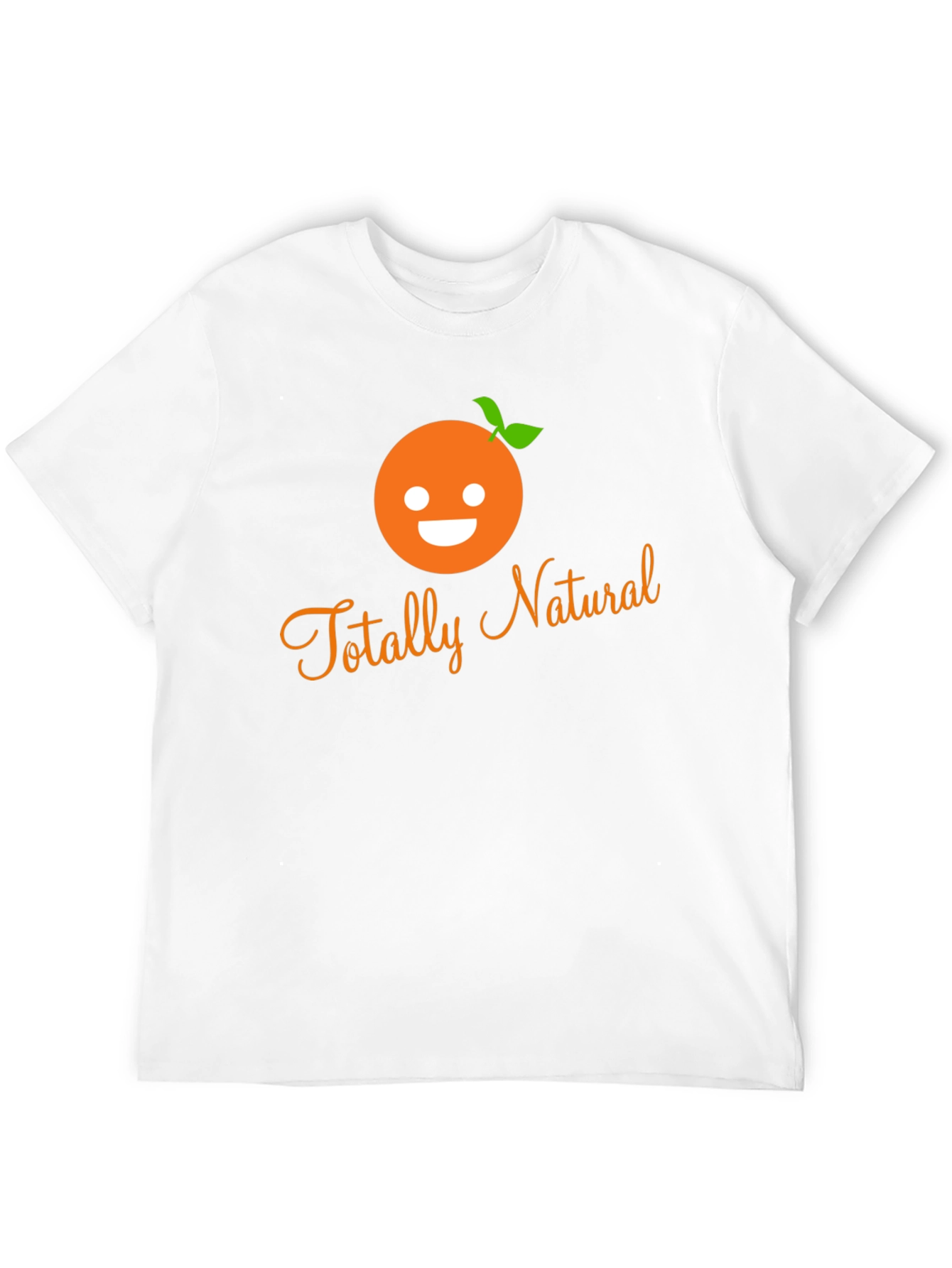 Totally Natural Orange Graphic T-Shirt