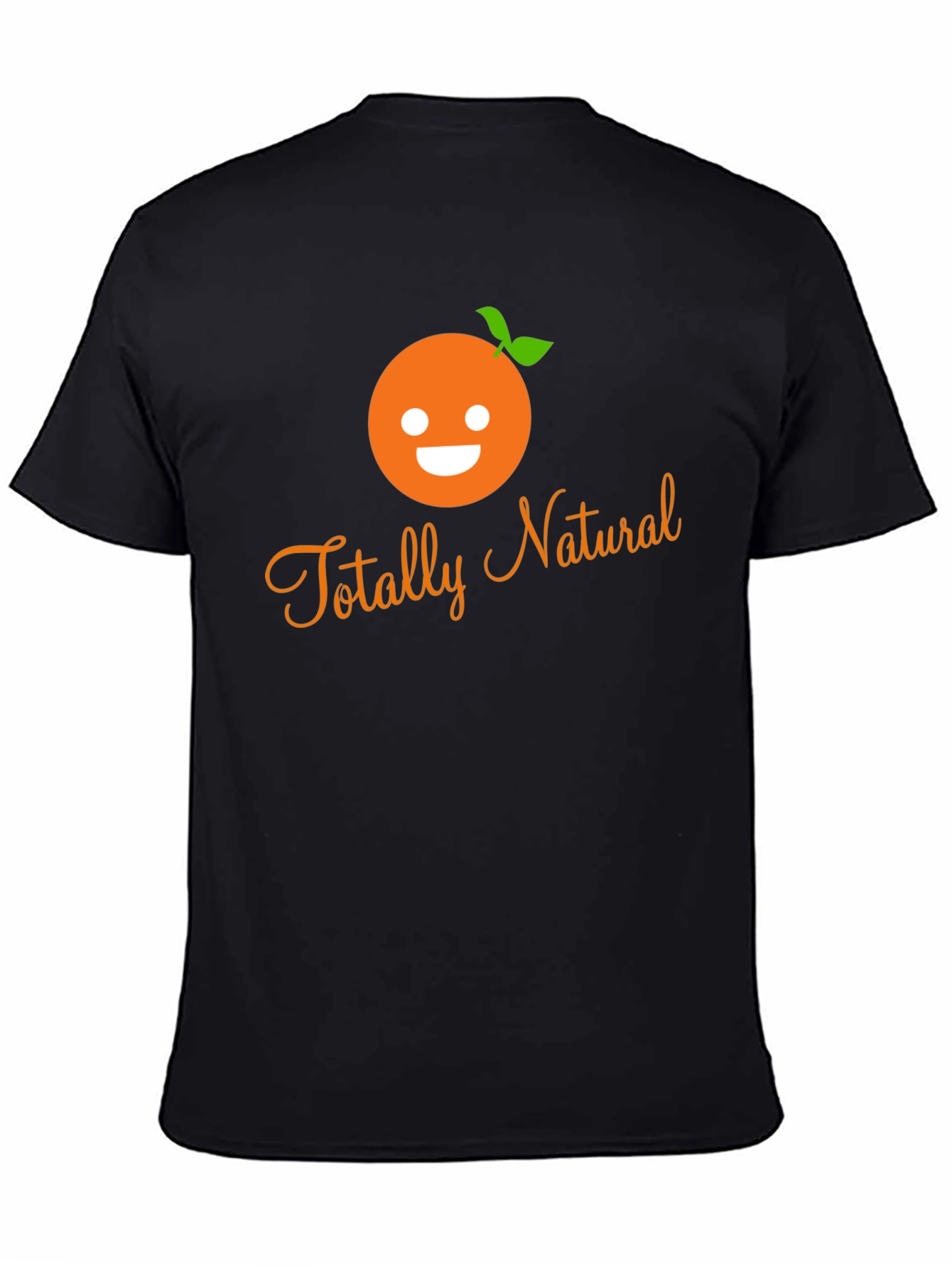 Totally Natural Orange Graphic T-Shirt