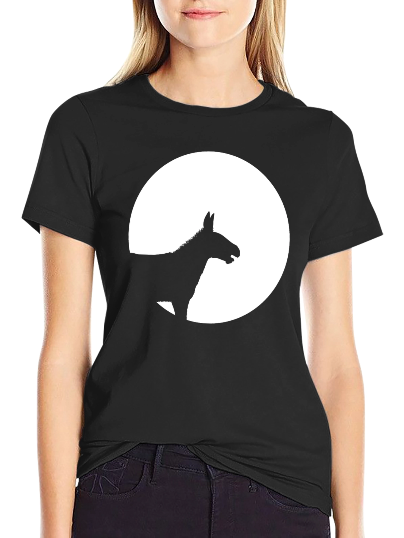 Donkey Silhouette Graphic Tee