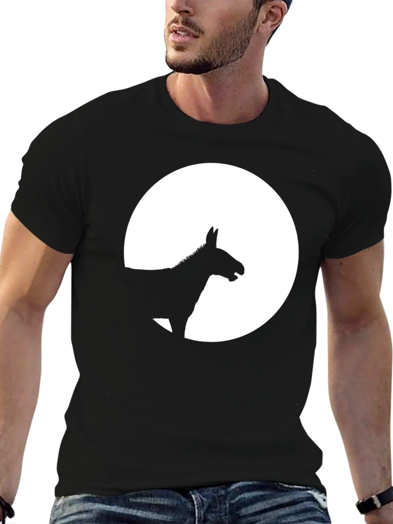 Donkey Silhouette Graphic Tee