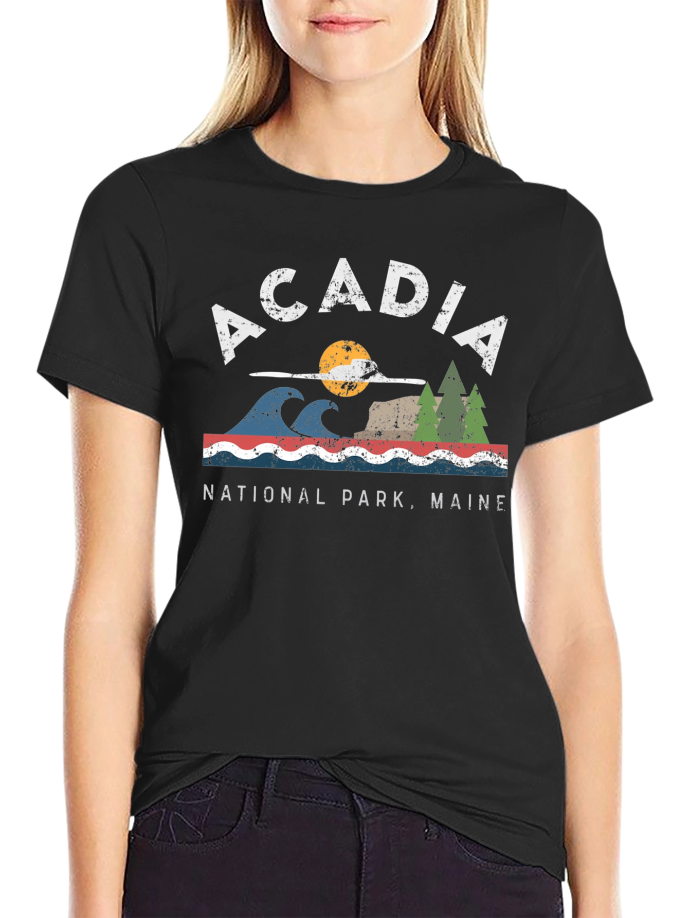 Acadia National Park Maine Graphic Tee
